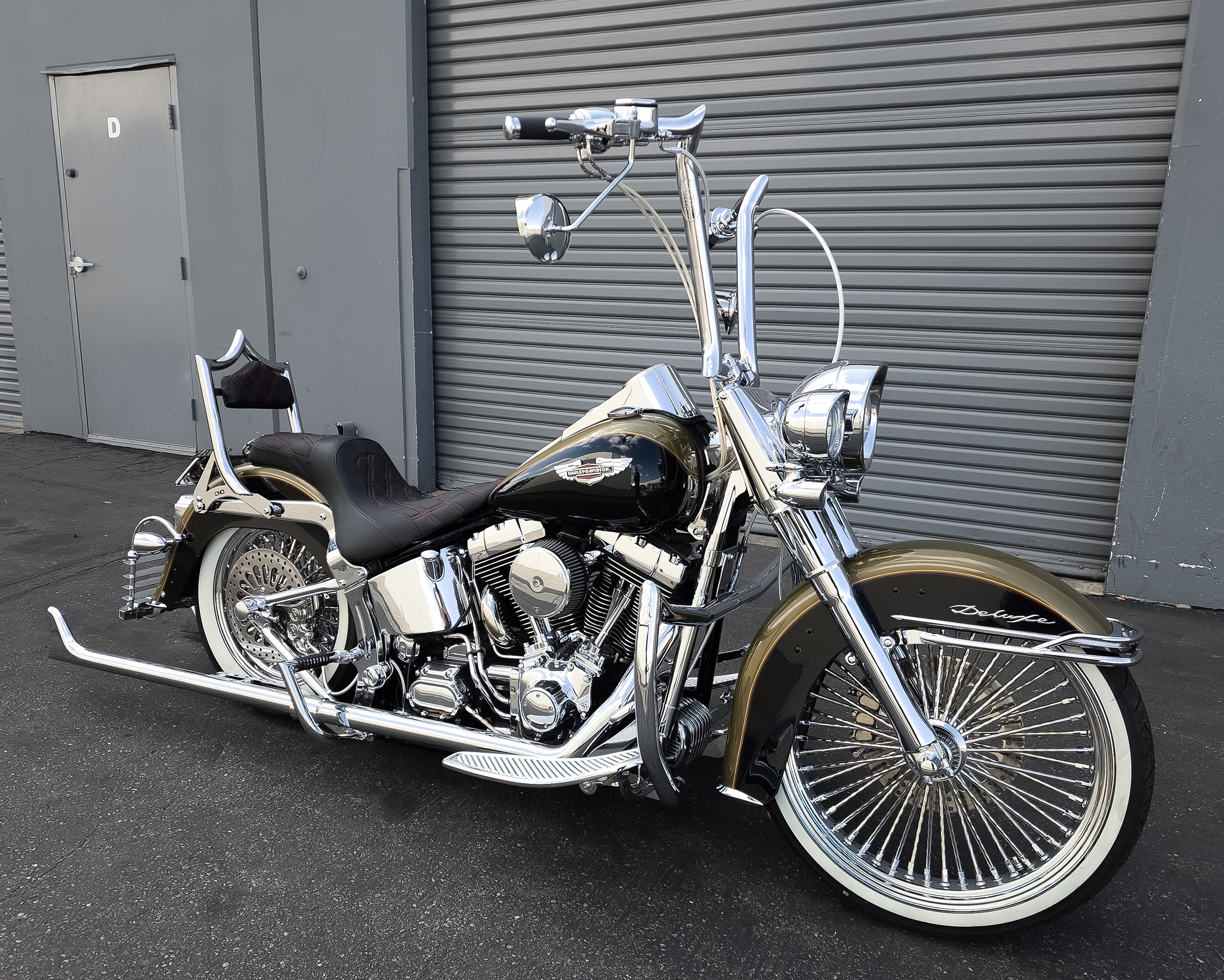 The Next Level Softail Classic | Show Chrome / Red Diamond 2000-2017 Softail | | CMC Motorsports