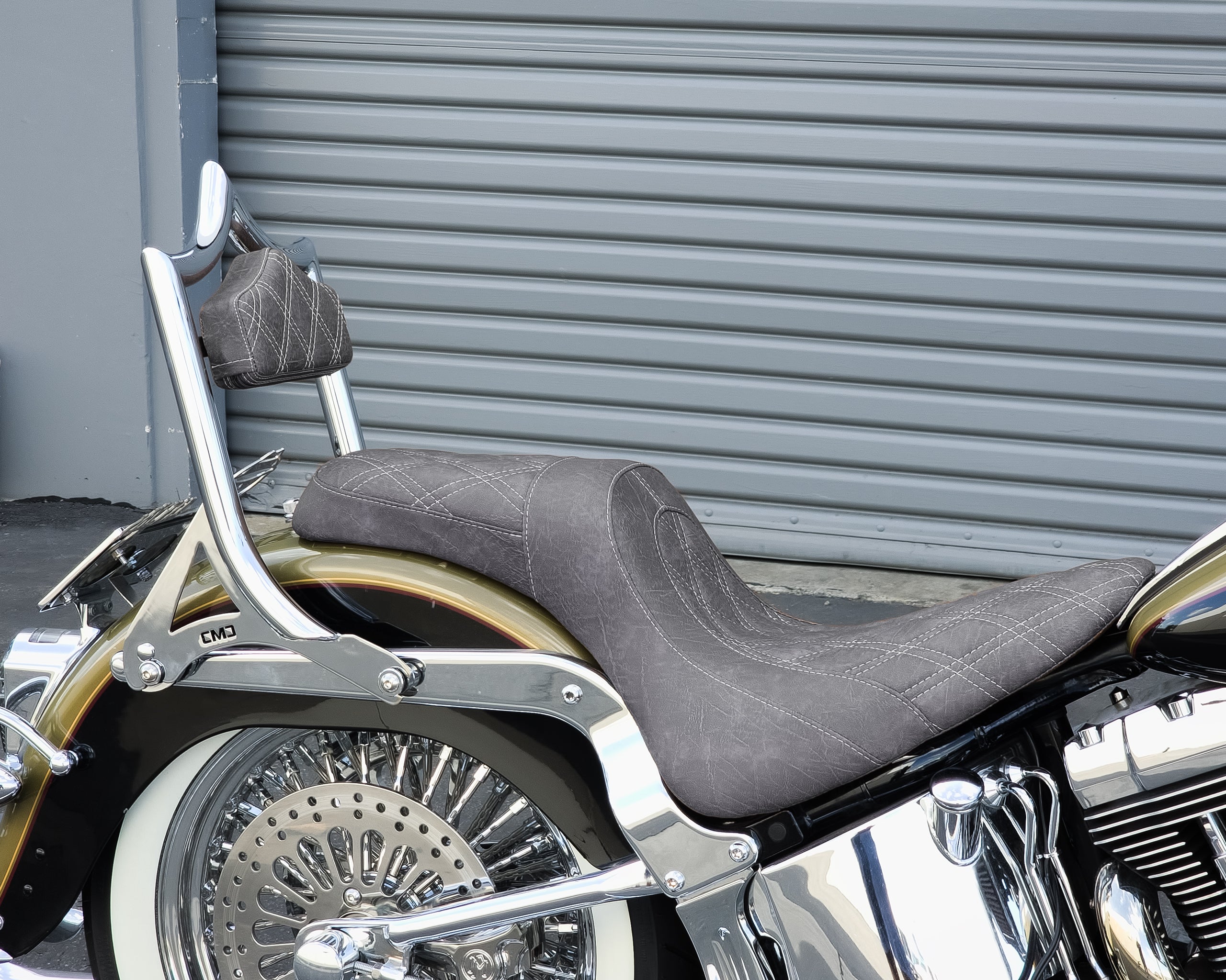 The Next Level Softail Classic | Show Chrome / "Viejito" Vintage Black 2000-2017 Softail | | CMC Motorsports