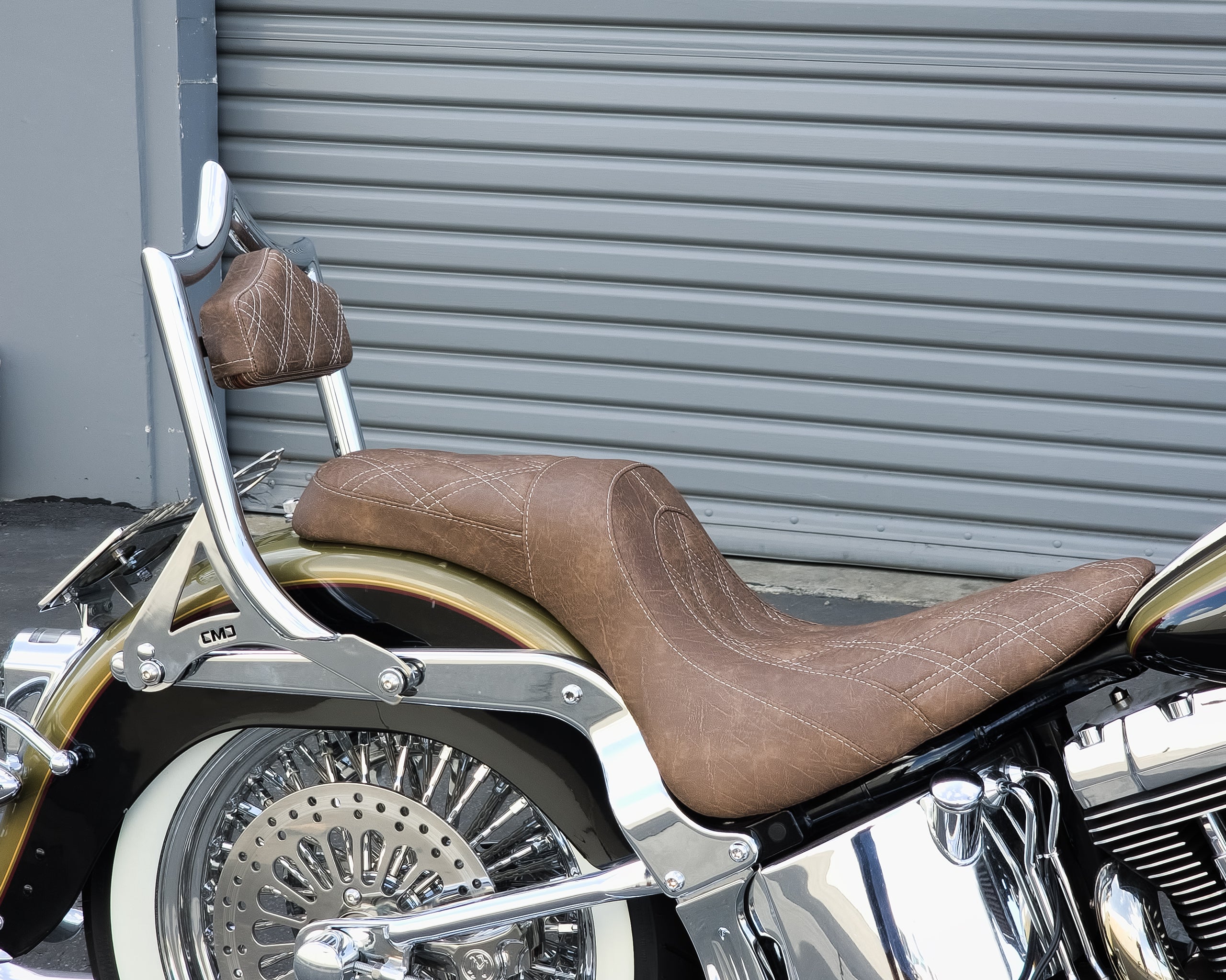 The Next Level Softail Classic | Show Chrome / "Viejito" Vintage Brown 2000-2017 Softail | | CMC Motorsports
