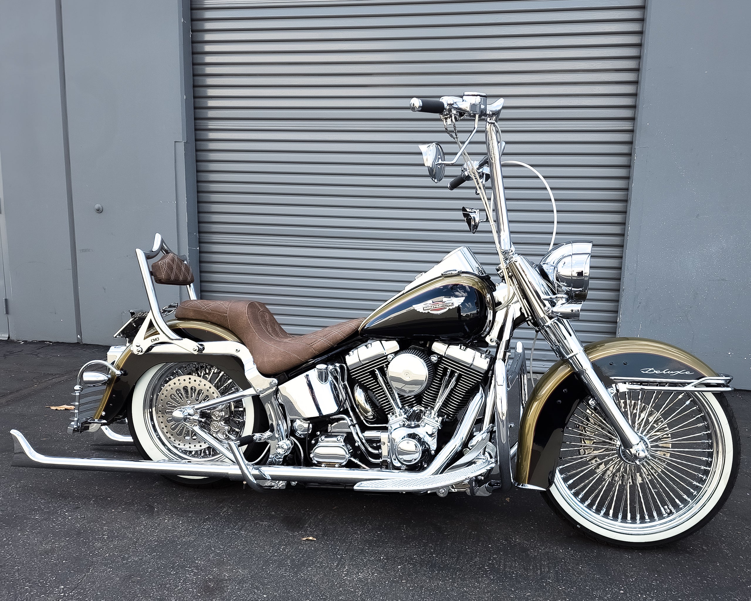 The Next Level Softail Classic | Show Chrome / "Viejito" Vintage Brown 2000-2017 Softail | | CMC Motorsports