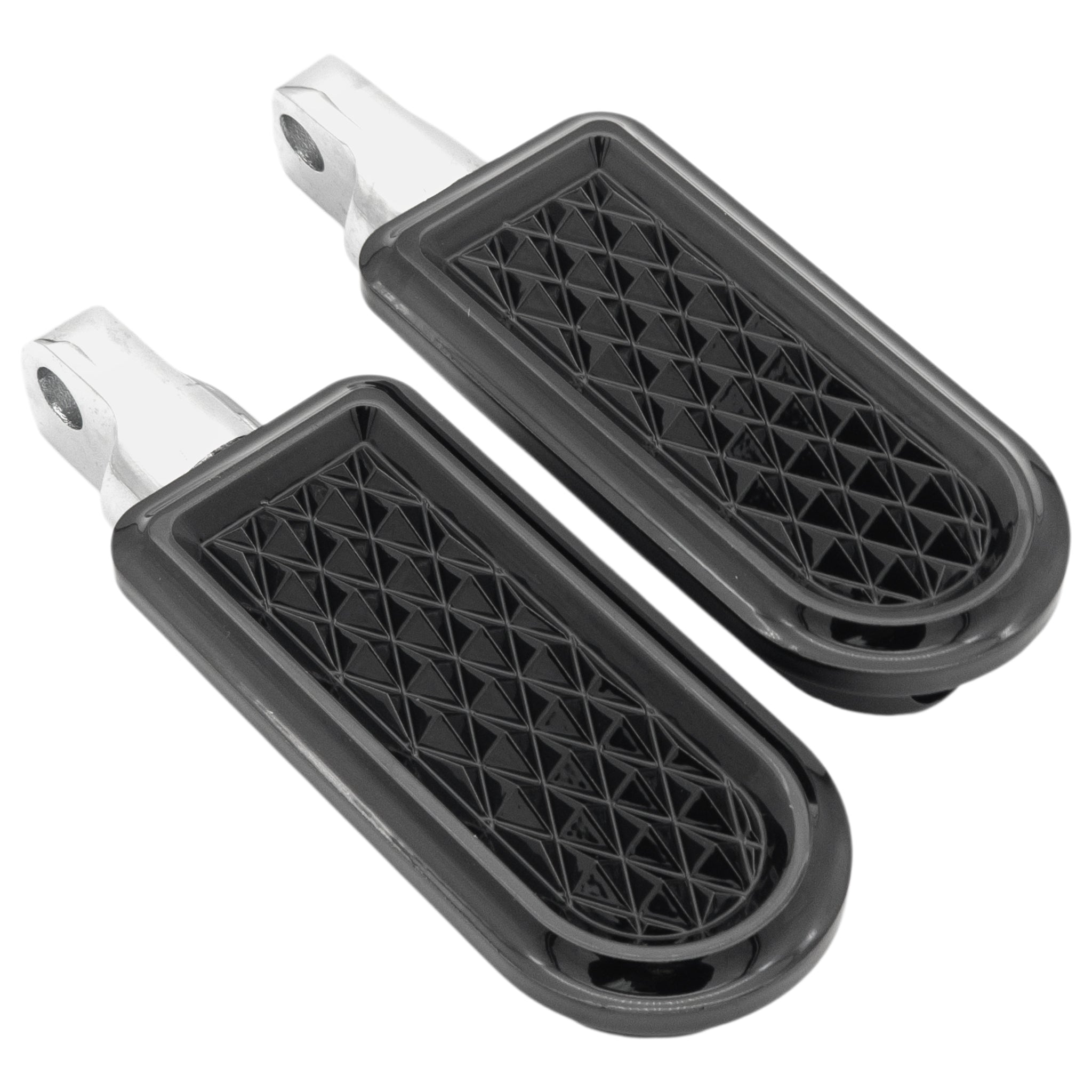 ELEV8 Highway Pegs (Chrome or Black) | Gloss Black | CMC Motorsports