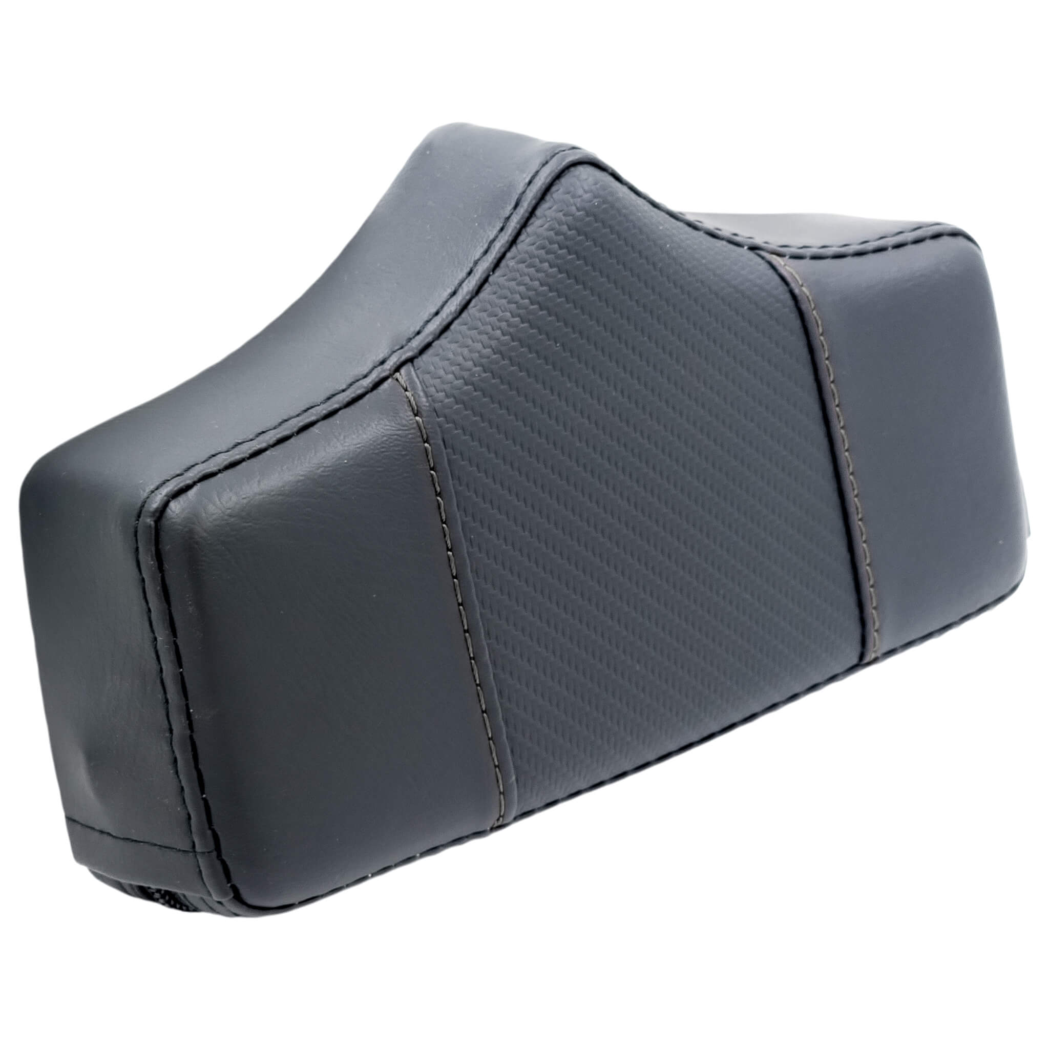 Replacement Pad (LARGE) - El Rey Backrest™ 2009-2026 Touring & Softail (Wide and Fatboy) & 2009 and Newer FREEWHEELER & 2023 and Newer RG3 Models | Carbon Fiber Black | CMC Motorsports