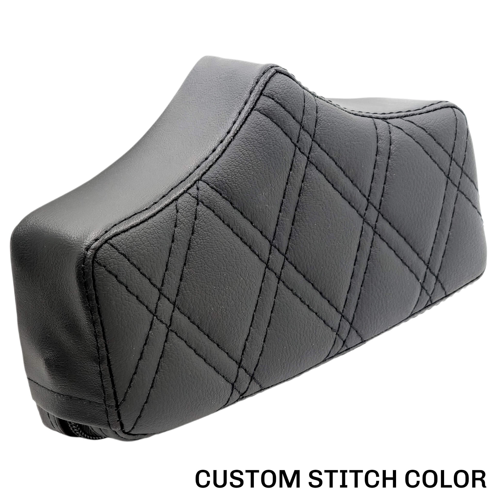 Replacement Pad (LARGE) - El Rey Backrest™ 2009-2026 Touring & Softail (Wide and Fatboy) & 2009 and Newer FREEWHEELER & 2023 and Newer RG3 Models | Custom Stitch Color | CMC Motorsports