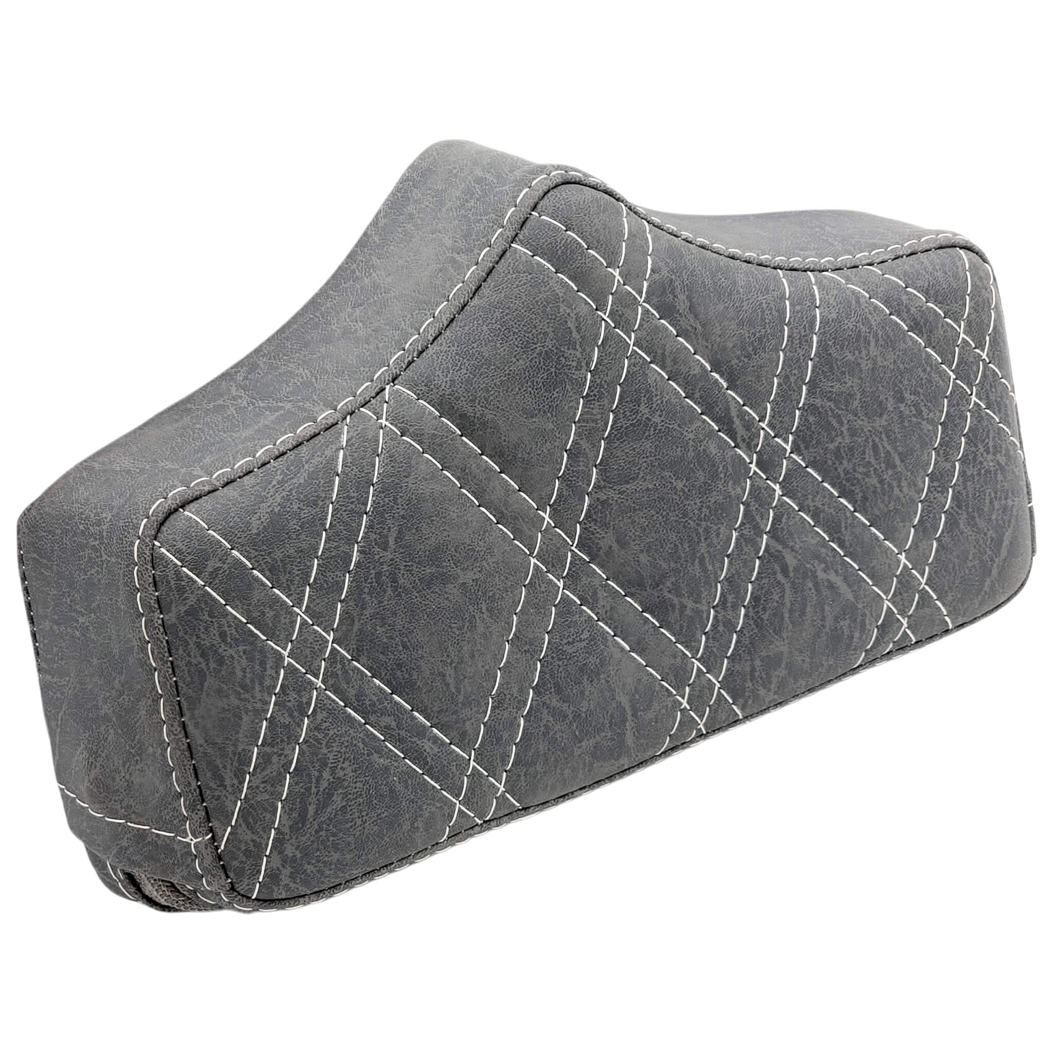 Replacement Pad (LARGE) - El Rey Backrest™ 2009-2026 Touring & Softail (Wide and Fatboy) & 2009 and Newer FREEWHEELER & 2023 and Newer RG3 Models | Viejito Vintage Black | CMC Motorsports