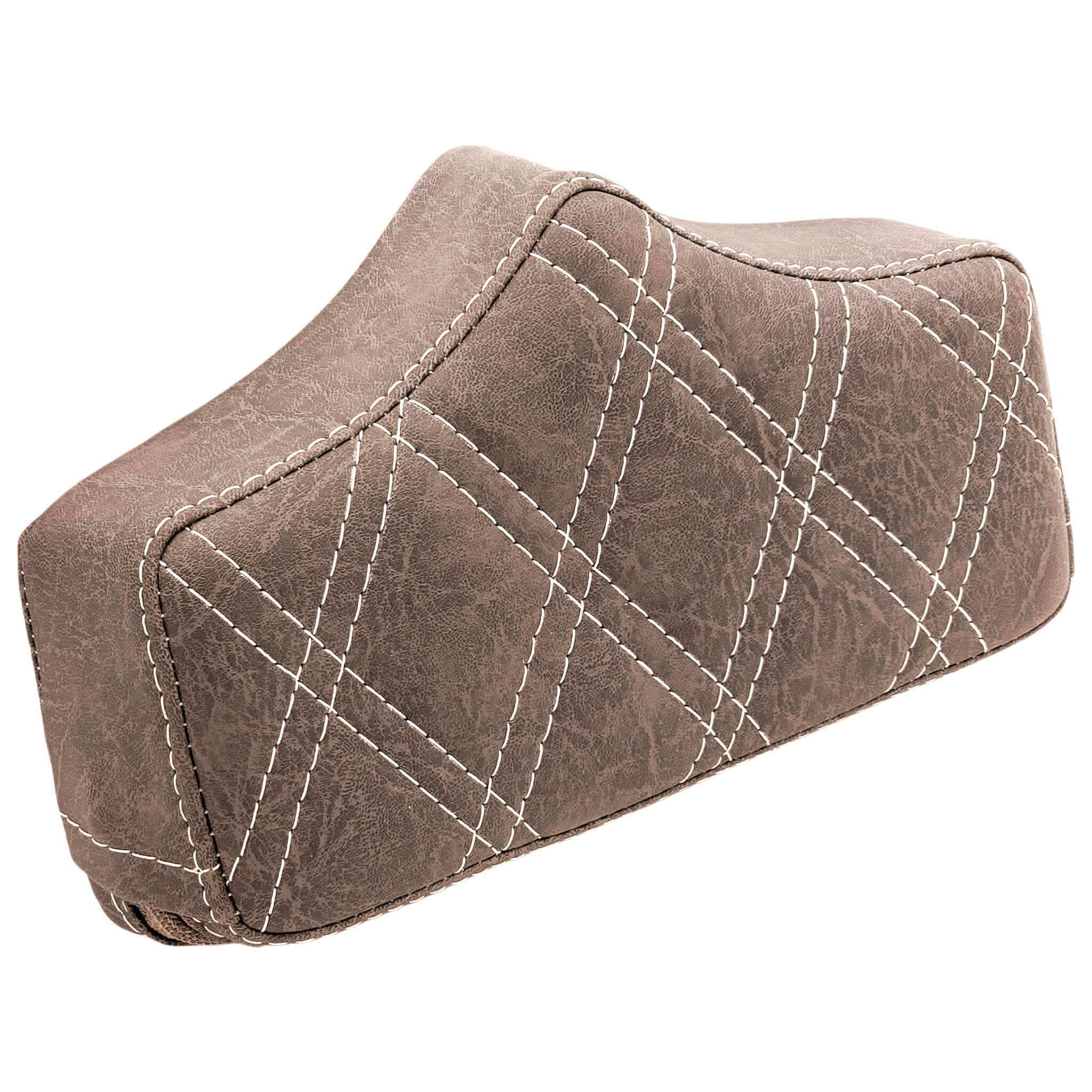 Replacement Pad (LARGE) - El Rey Backrest™ 2009-2026 Touring & Softail (Wide and Fatboy) & 2009 and Newer FREEWHEELER & 2023 and Newer RG3 Models | Viejito Vintage Brown | CMC Motorsports