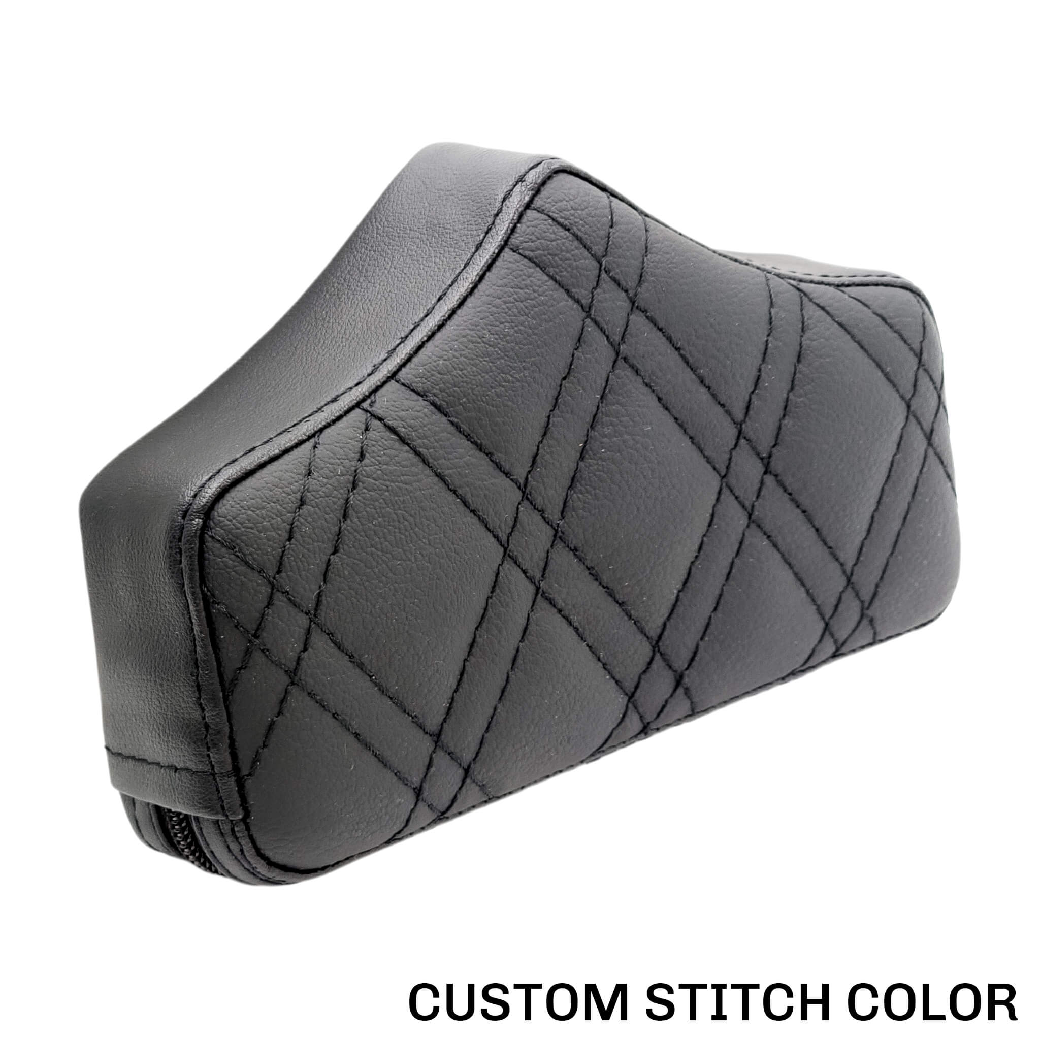 Replacement Pad (SMALL) - El Rey Backrest™ for 1997-2008 Touring & 2000-2026 Softail (Select Models) | Custom Stitch Color | CMC Motorsports