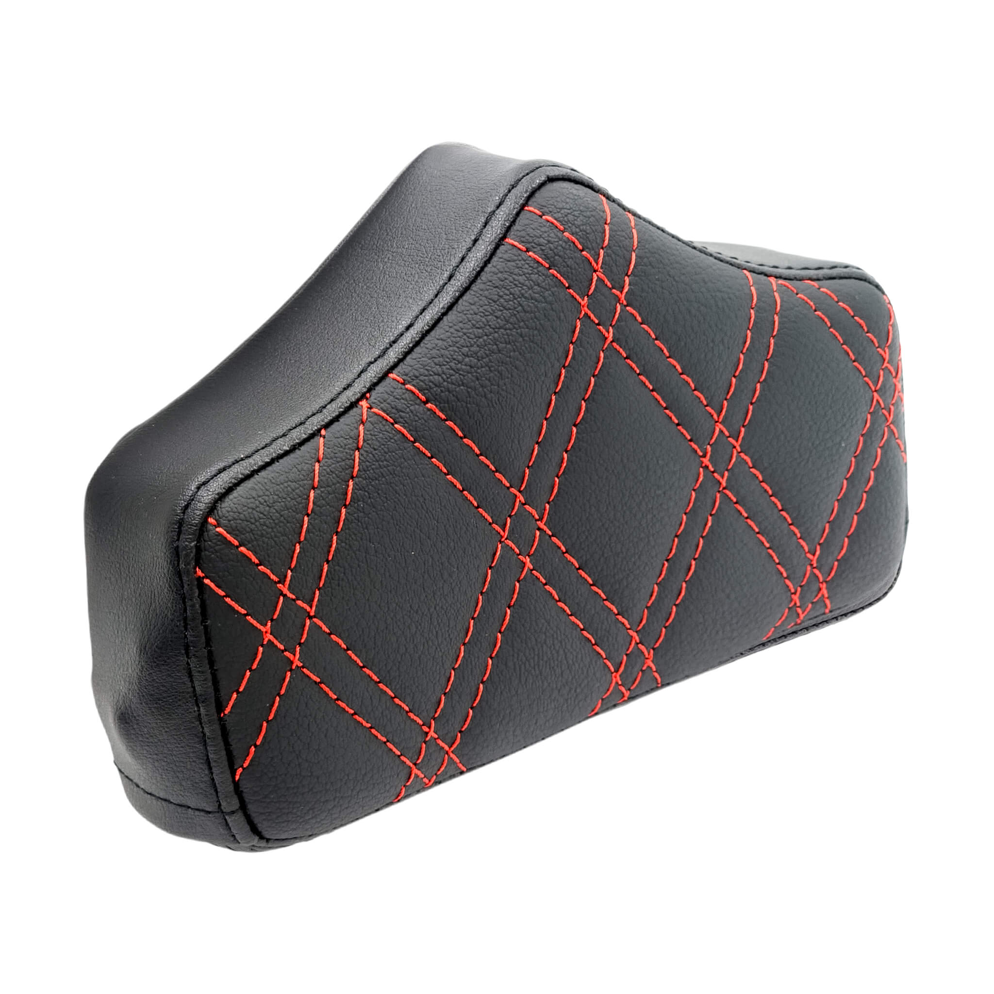 Replacement Pad (SMALL) - El Rey Backrest™ for 1997-2008 Touring & 2000-2026 Softail (Select Models) | Red Double Diamond | CMC Motorsports