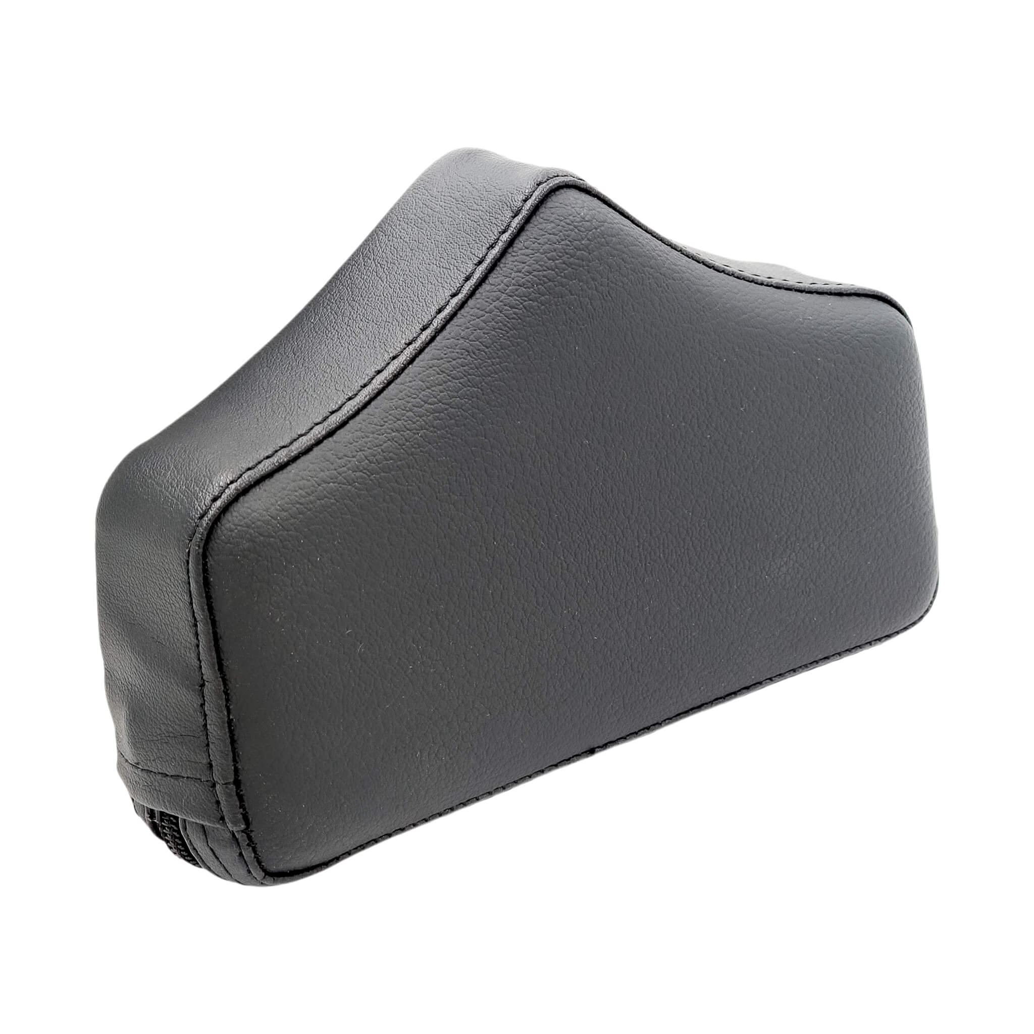 Replacement Pad (SMALL) - El Rey Backrest™ for 1997-2008 Touring & 2000-2026 Softail (Select Models) | Stealth | Solid Black - No Diamond Stitch | CMC Motorsports