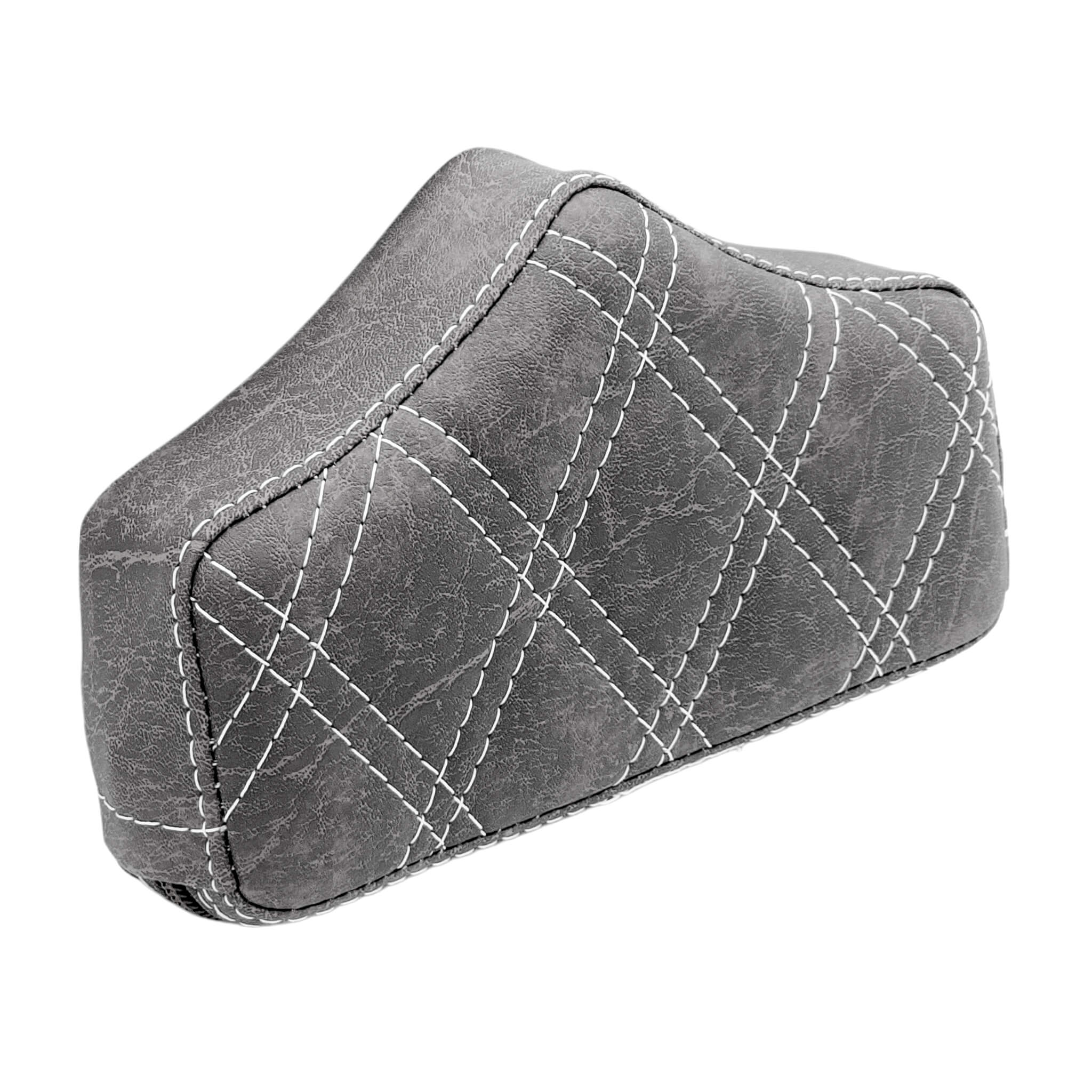 Replacement Pad (SMALL) - El Rey Backrest™ for 1997-2008 Touring & 2000-2026 Softail (Select Models) | Viejito Vintage Black | CMC Motorsports