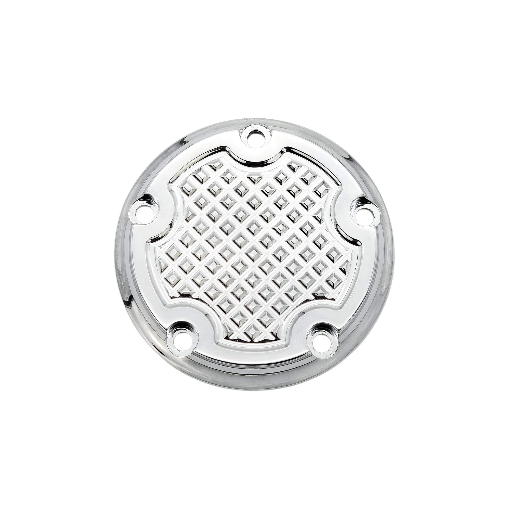 ELEV8 Timing Cover (5 Point) | 1999-2017 Touring, Softail, Dyna (Select Models) | Show Chrome | CMC Motorsports