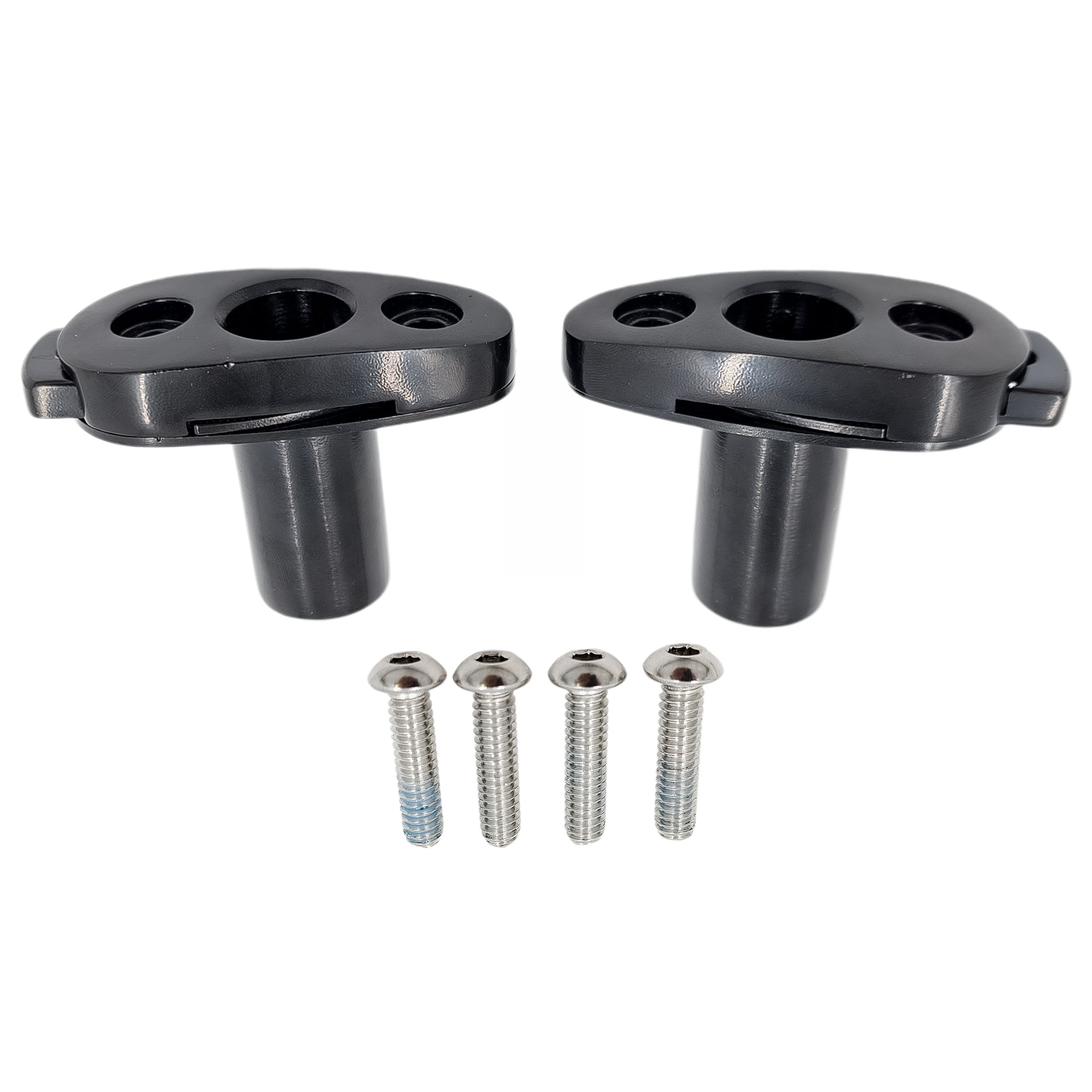 Passenger Trike Backrest Docking Kit (Available in Gloss Black & Chrome) | | CMC Motorsports