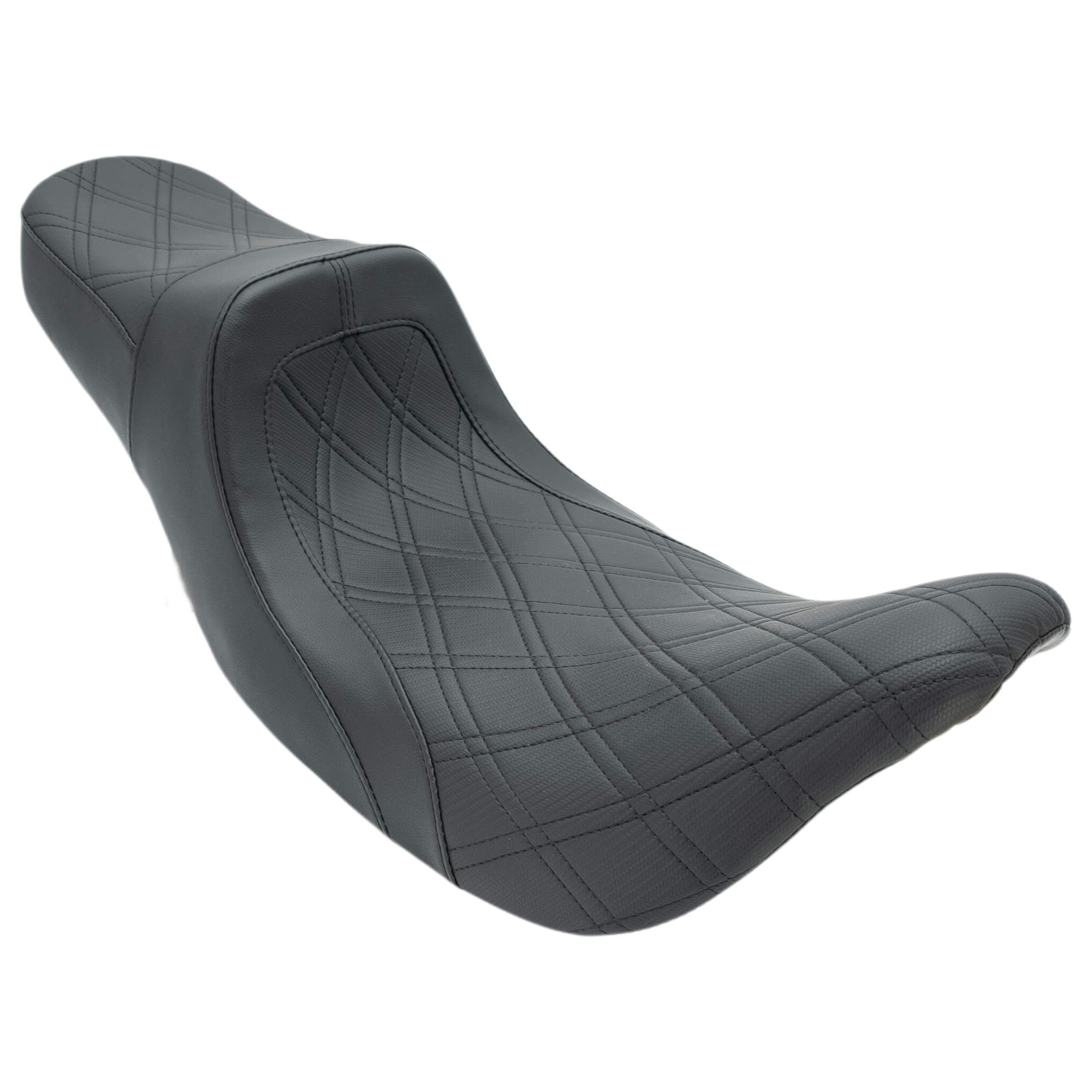 "The Wedge" 2Up | Touring Seat '08-'23 | Racer | Racer Black | CMC Motorsports