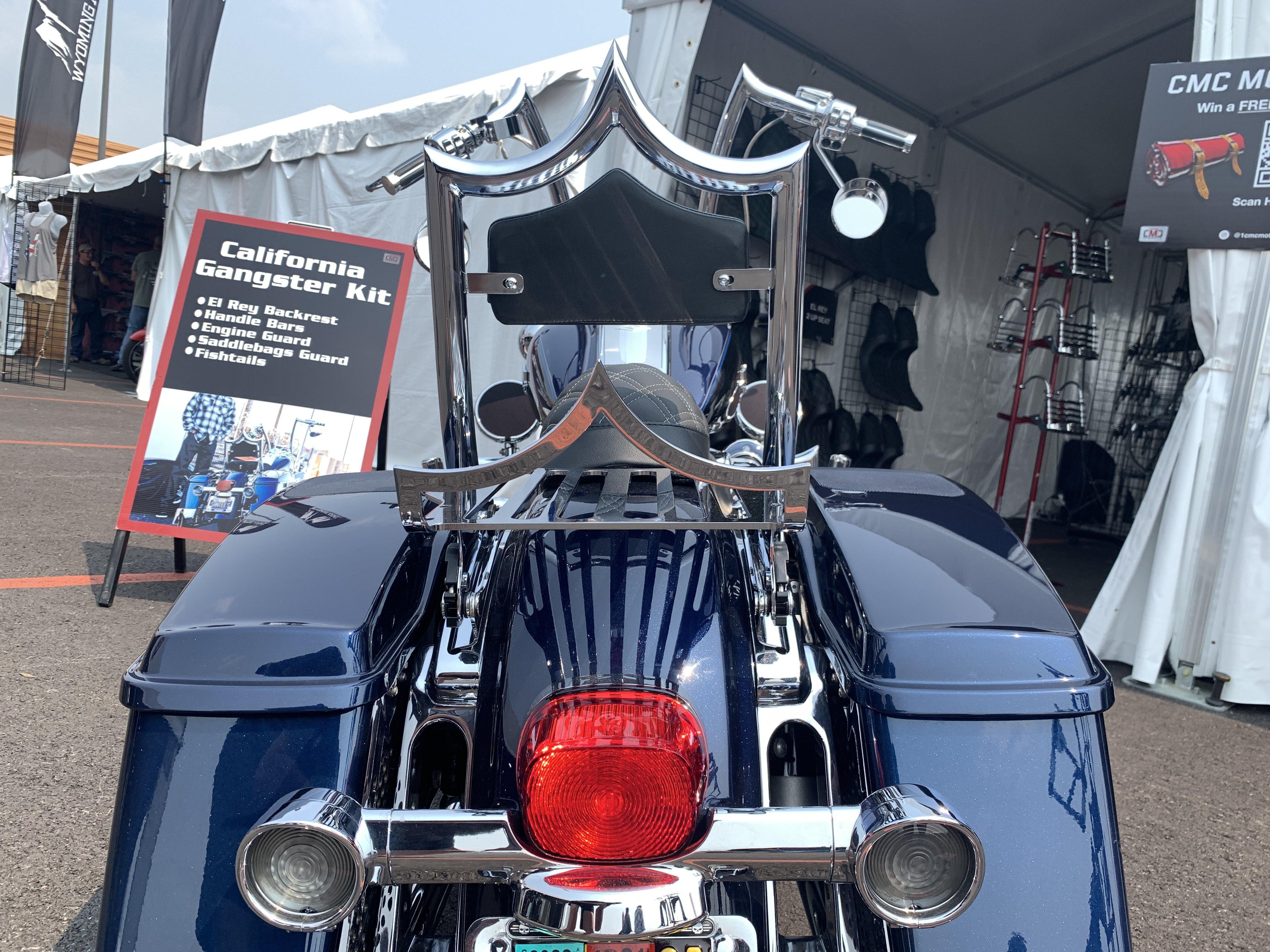 CMC LUGGAGE RACK “KING ME”  CHROME 8 WEEK LEAD TIME (9/20) - CMC Motorsports