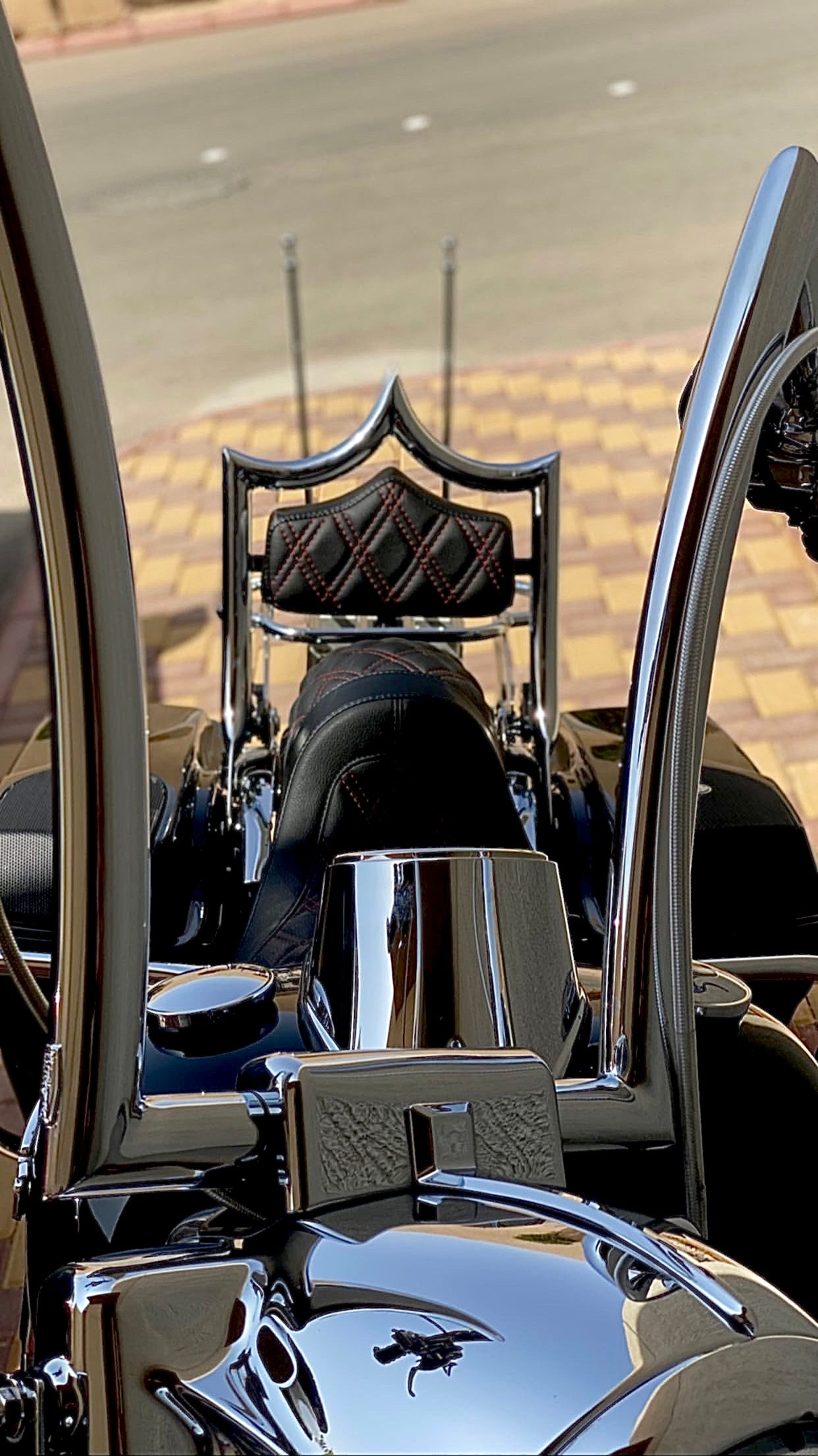 The Next Level Classic | Show Chrome / White Diamond '09-'23 Touring | | CMC Motorsports