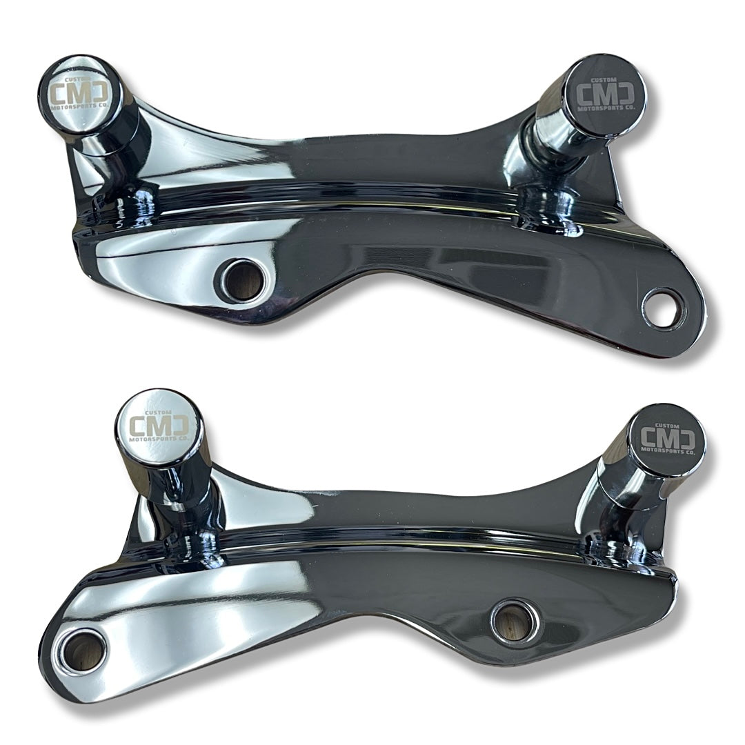 Docking Kit Caps Chrome (2009-2026 Touring) - CMC Motorsports "Signature" Collection | | CMC Motorsports