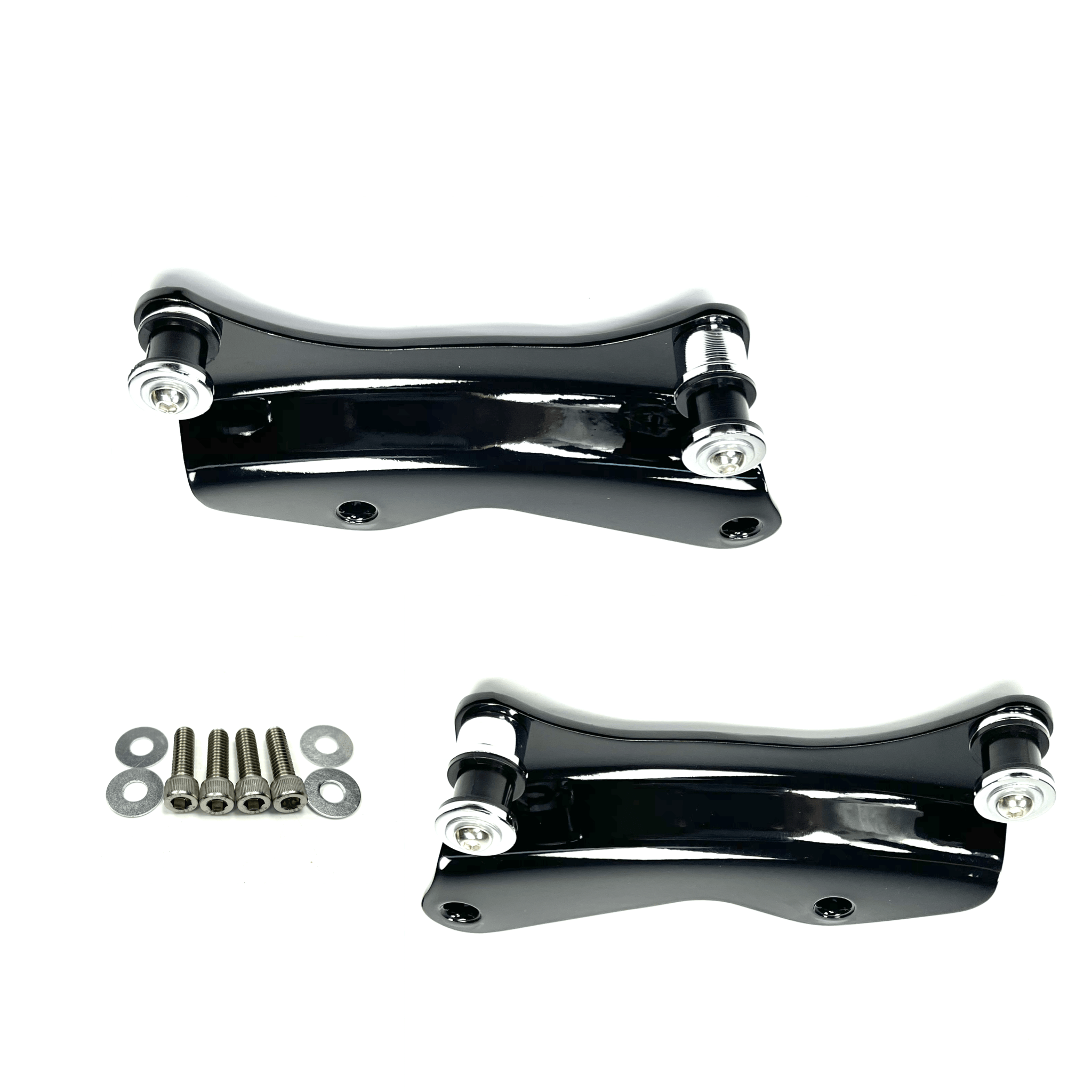 Passenger Backrest Docking Kit & CMC "Signature Caps (2014-2026 Touring) Black | | CMC Motorsports