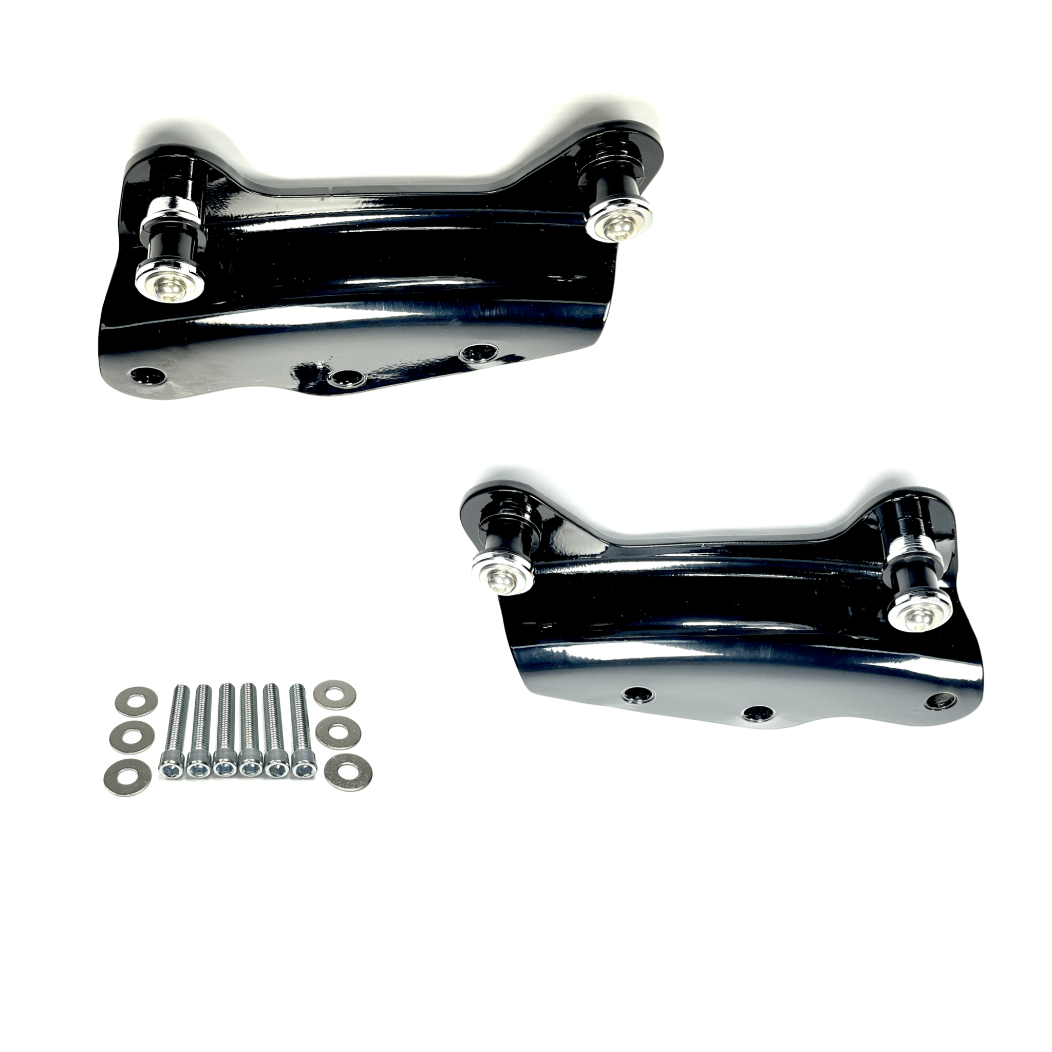 Passenger Backrest Docking Kit & CMC "Signature Caps (2009-2013 Touring) Black | | CMC Motorsports