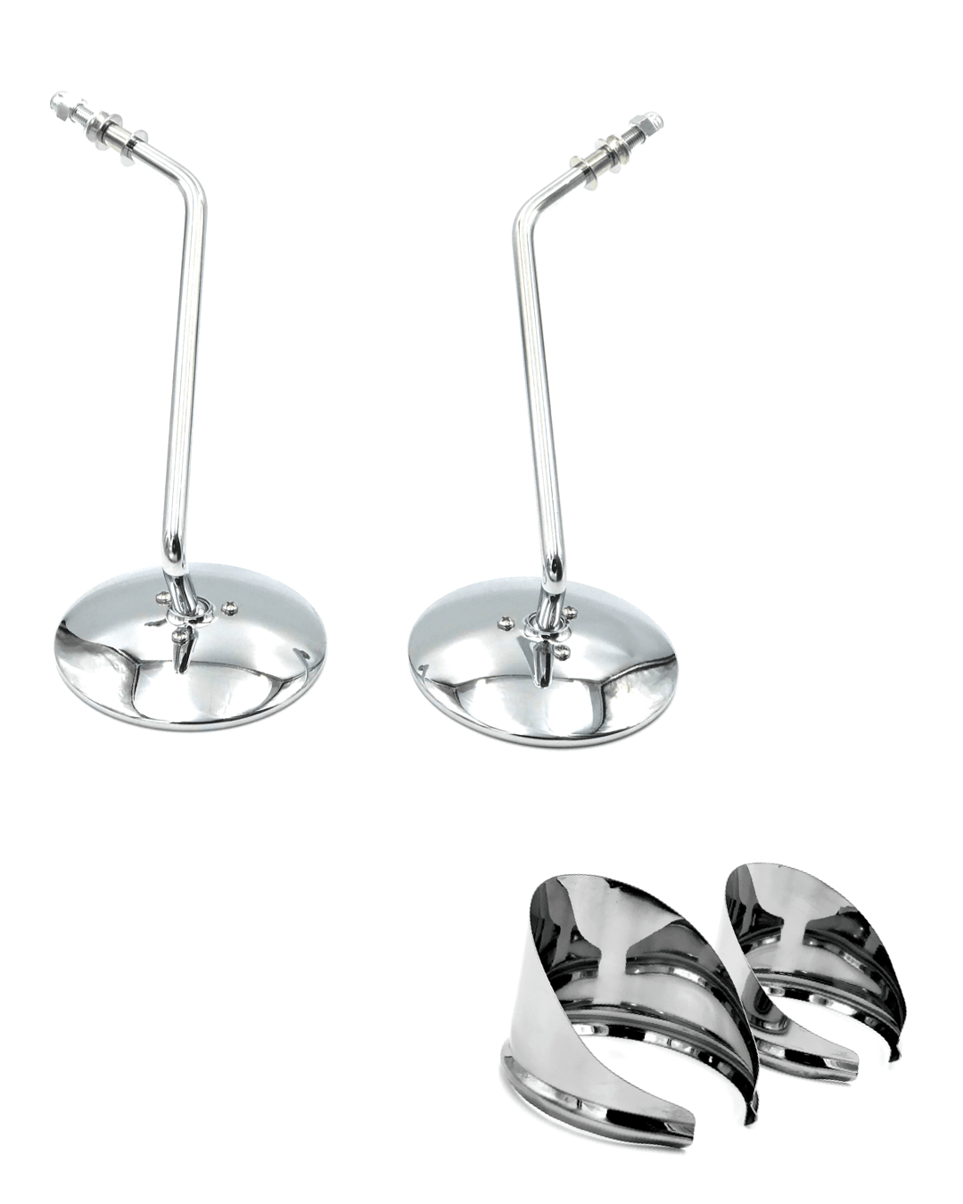 CMC "Gangster" Mirrors | Chrome | | CMC Motorsports