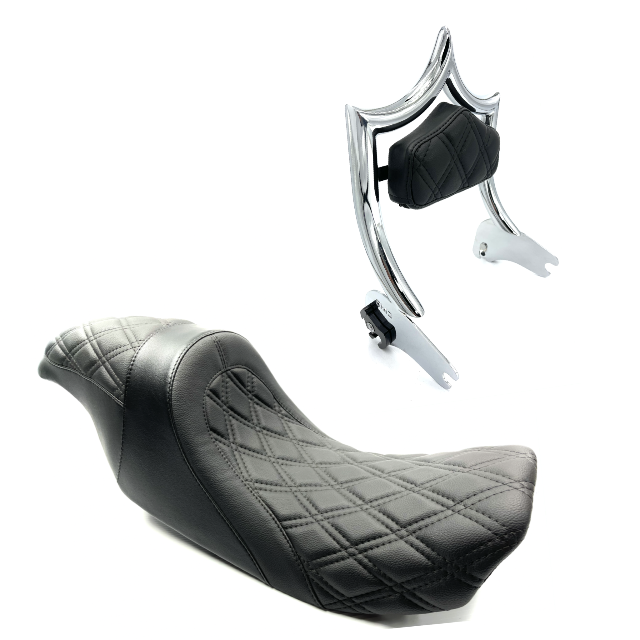 The Next Level OG | Show Chrome / Black Diamond '97-'08 Touring | Show Chrome Black Double Diamond Touring 1997-2008 | CMC Motorsports