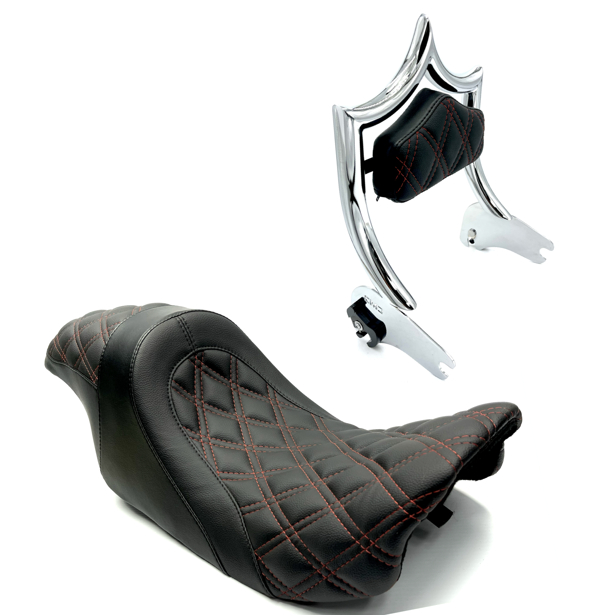 The Next Level OG | Show Chrome / Red Diamond '97-'08 Touring | Show Chrome Red Double Diamond Touring 1997-2008 | CMC Motorsports
