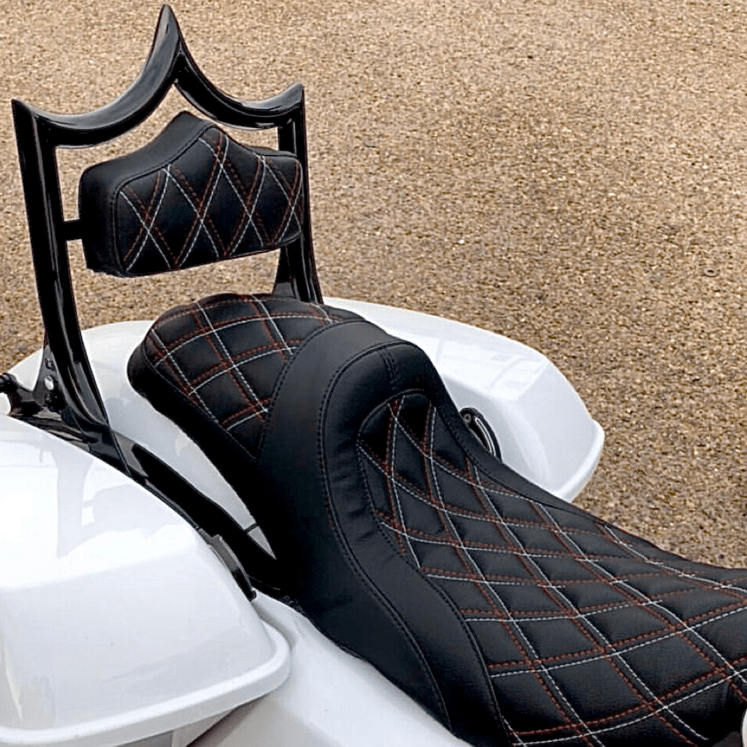 Custom Seat Material and Diamond Stitch Color Upgrade | | CMC Motorsports