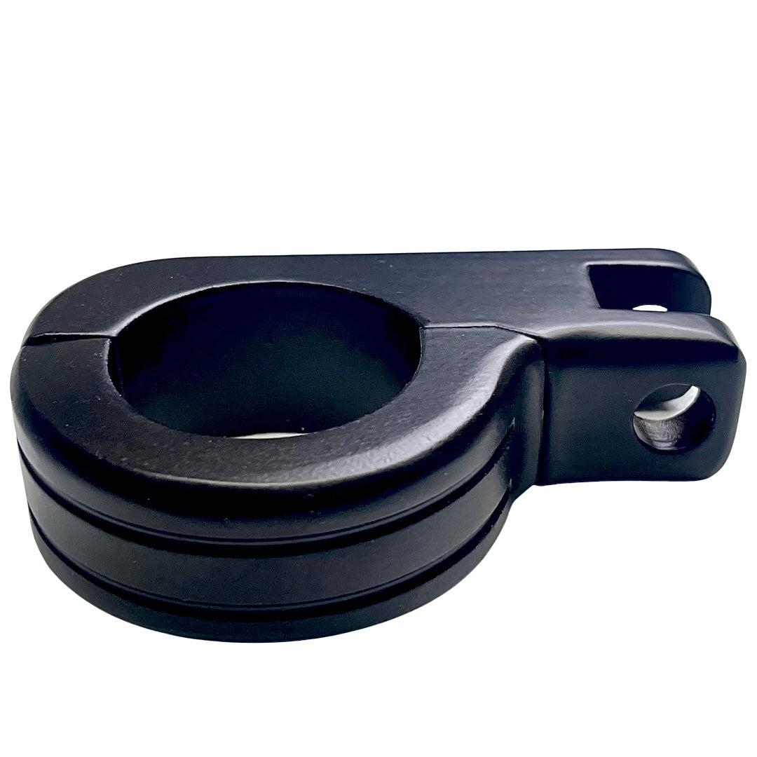 Passenger Highway Peg Clamps (1.5" Diameter) For Harley Engine Guard - Black | | CMC Motorsports