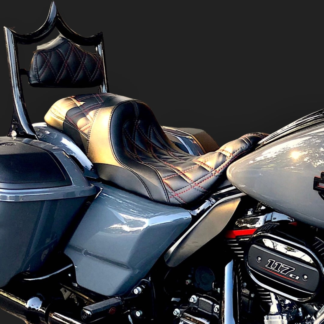 The Next Level Classic | Gloss Black / White Diamond '09-'23 Touring | | CMC Motorsports