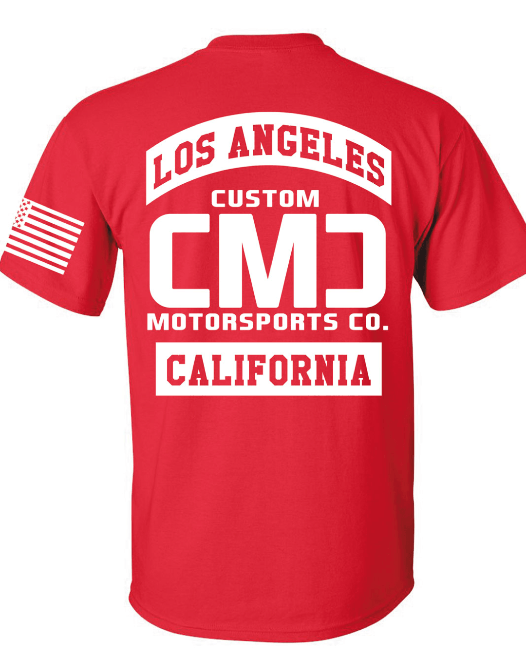 CMC LOGO SHIRT - RED - CMC Motorsports