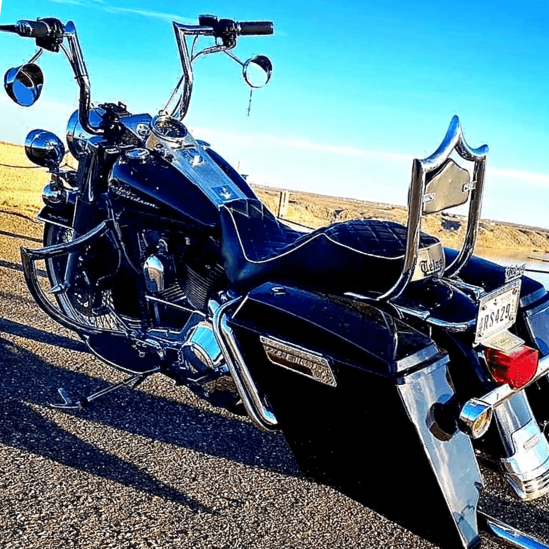 El Rey "ALTO" Backrest 1997-2008 Touring Chrome - Preorder Now Back Ordered Until August 16 - CMC Motorsports