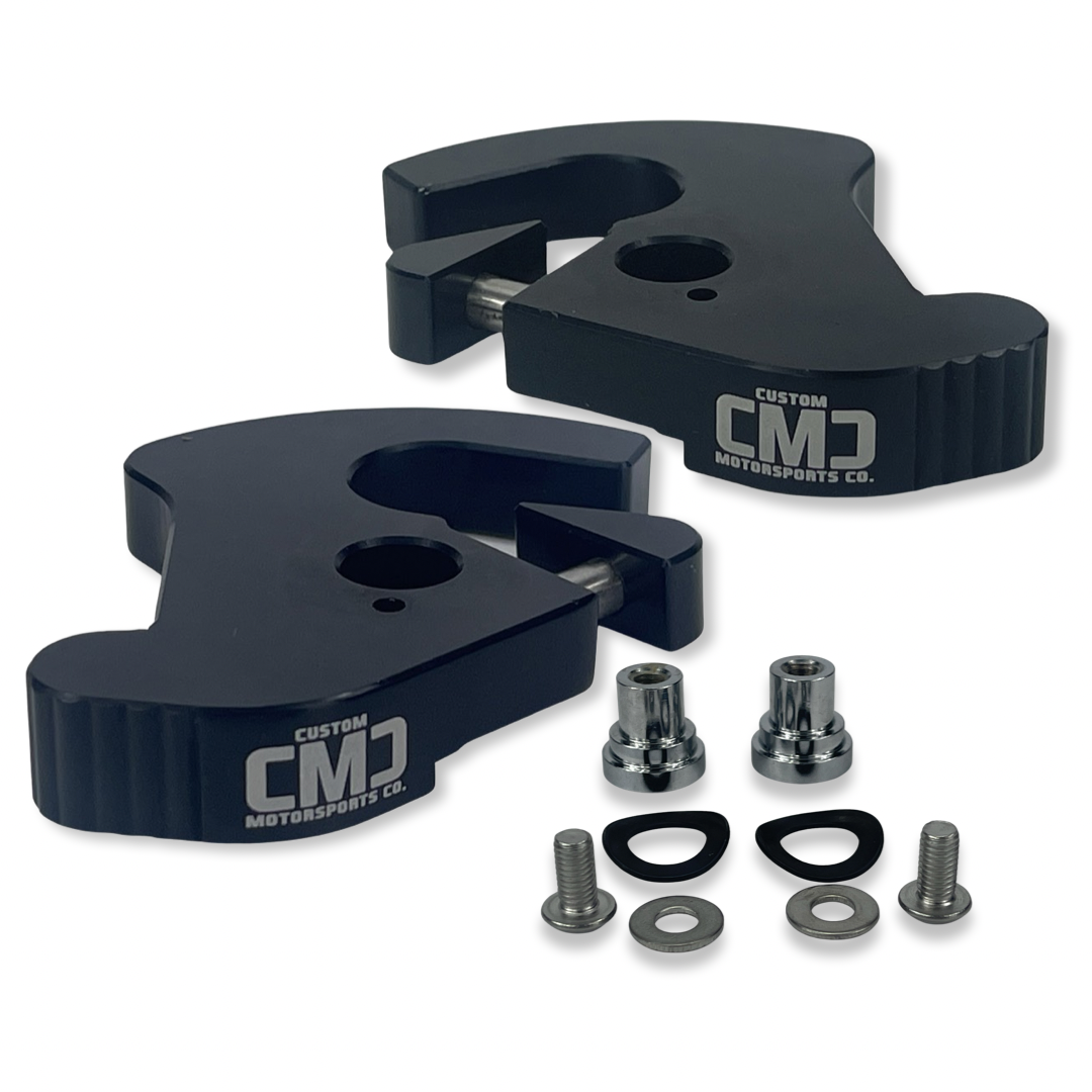 CMC "SIGNATURE" Latches - Includes Installation Hardware | Black | CMC Motorsports