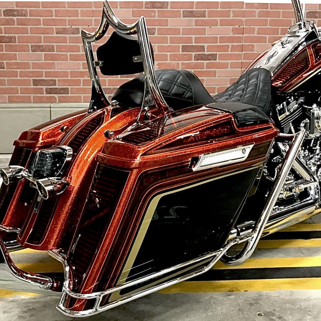 The El Rey Saddlebag Guards and Rails - Touring // 4 WEEK PRODUCTION LEAD TIME | Chrome | CMC Motorsports
