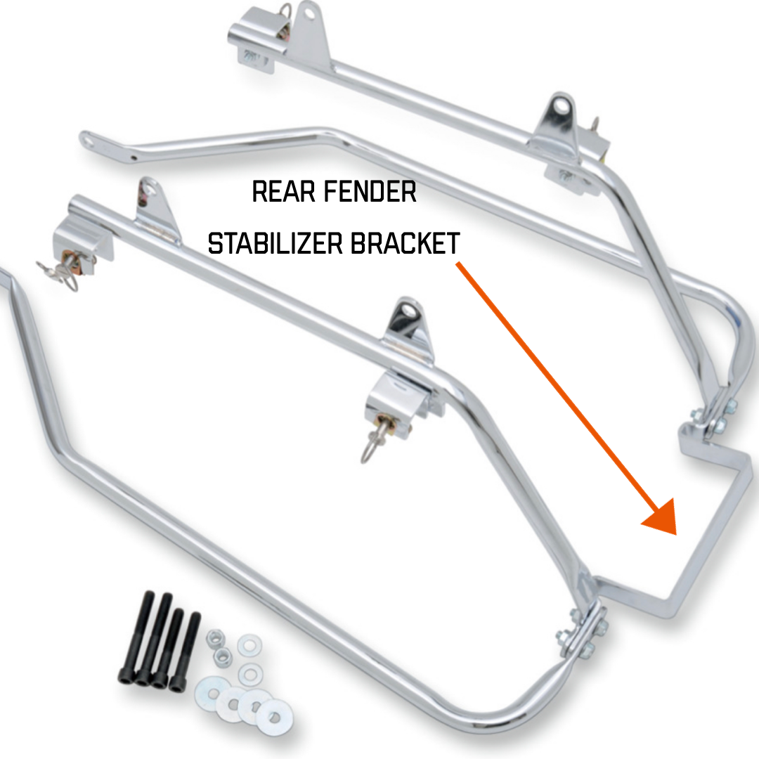 The El Rey Saddlebag Guards and Rails - Softail // 4 WEEK PRODUCTION LEAD TIME | | CMC Motorsports