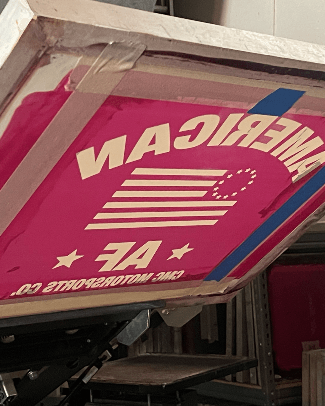 EXCLUSIVE 🇺🇸  CMC "AMERICAN AF" LONG SLEEVE SHIRT - RED // 100% Made and Printed In America - CMC Motorsports