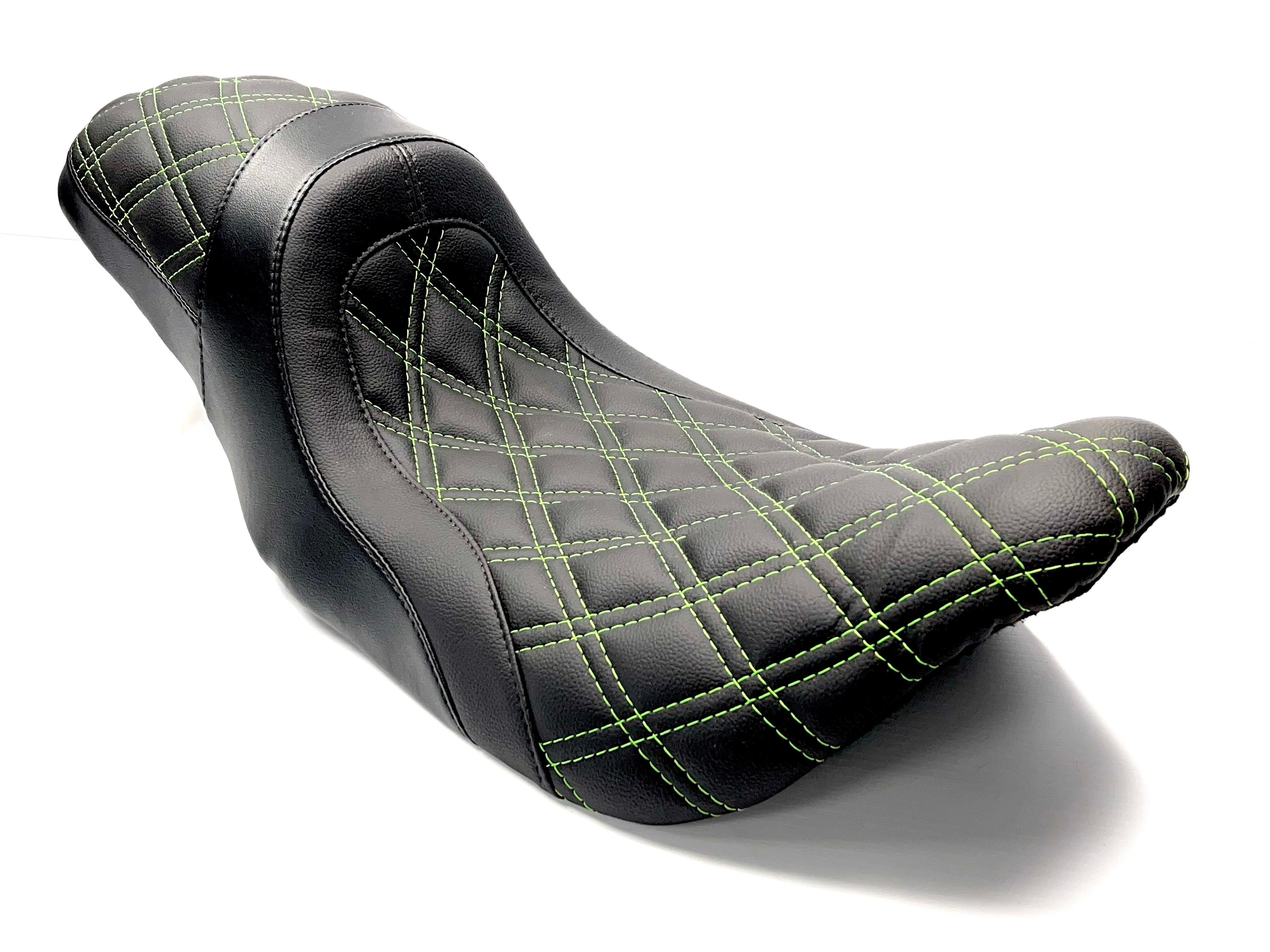 The Next Level Classic | Gloss Black / Green Diamond '09-'23 Touring | | CMC Motorsports