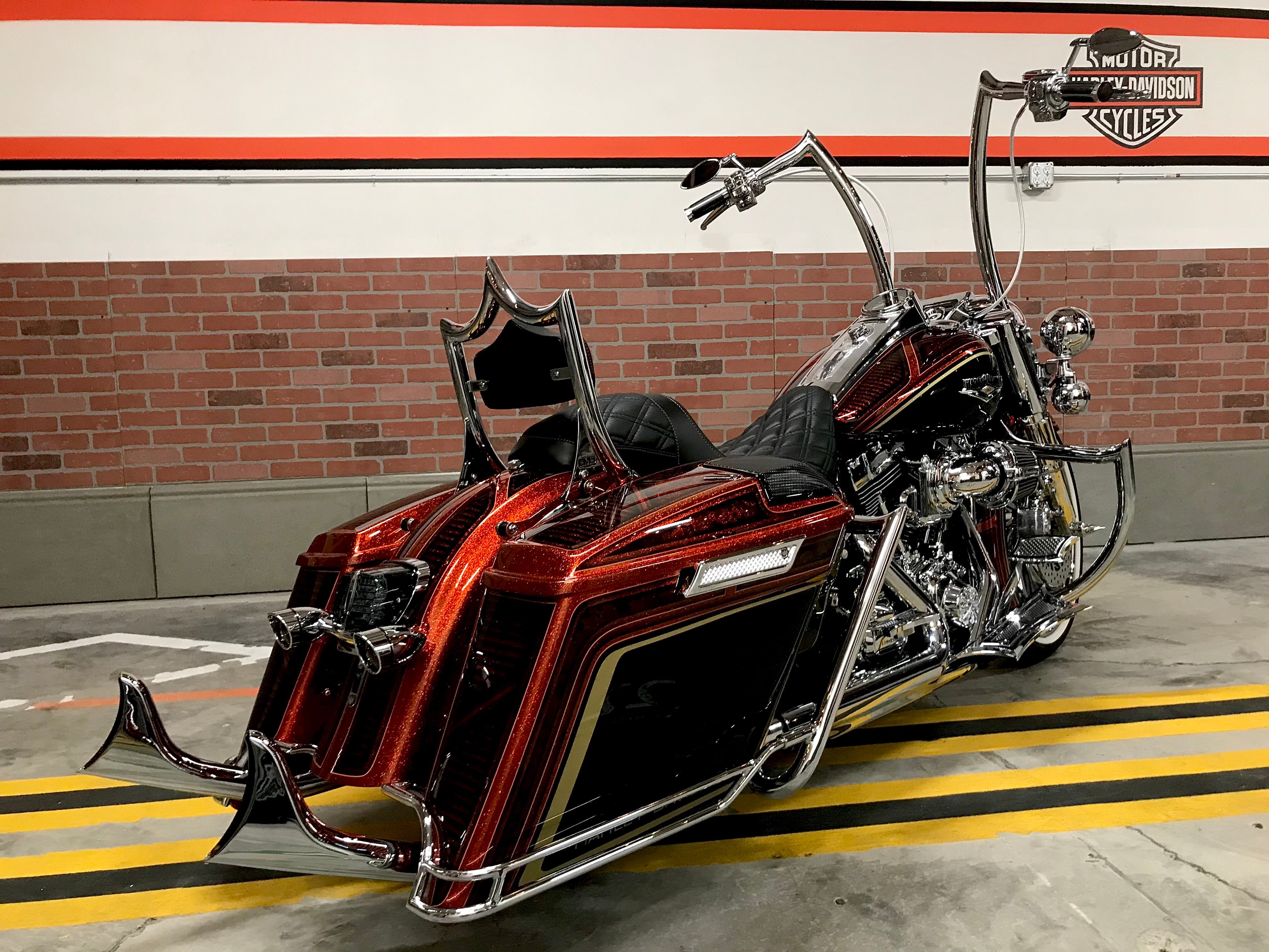The Next Level Classic | Show Chrome / Red Diamond '09-'23 Touring | | CMC Motorsports
