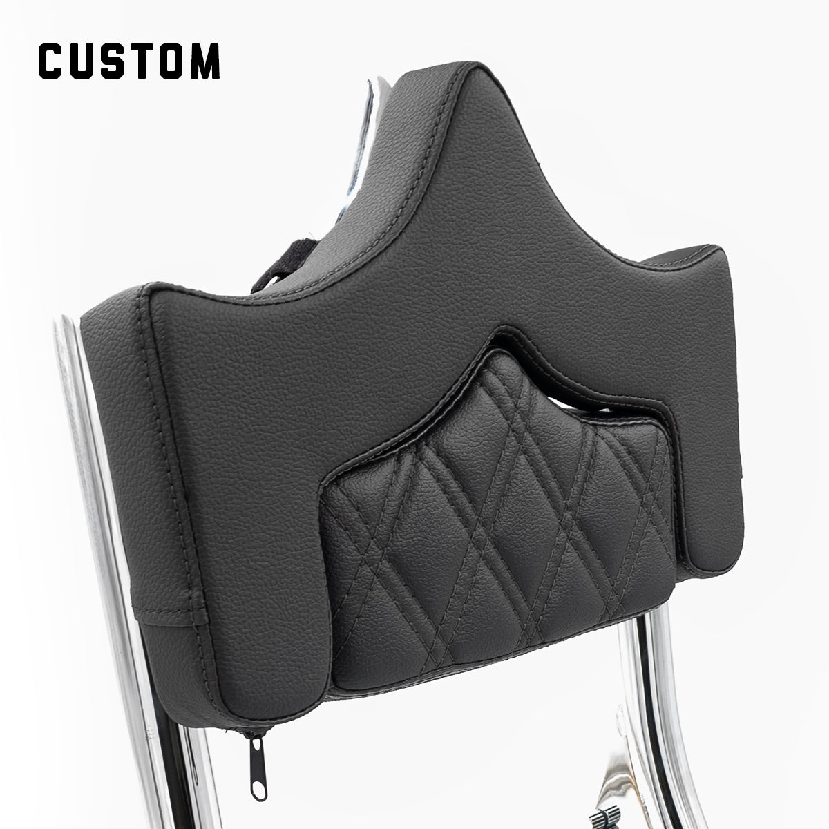 BIG MAMA PAD (LARGE) for El Rey Backrest™ 2009-2026 Touring & Softail (Wide and Fatboy) & 2009 and Newer FREEWHEELER & 2023 and Newer RG3 Models | Custom (14 BUSINESS DAY PRODUCTION LEAD TIME) | CMC Motorsports