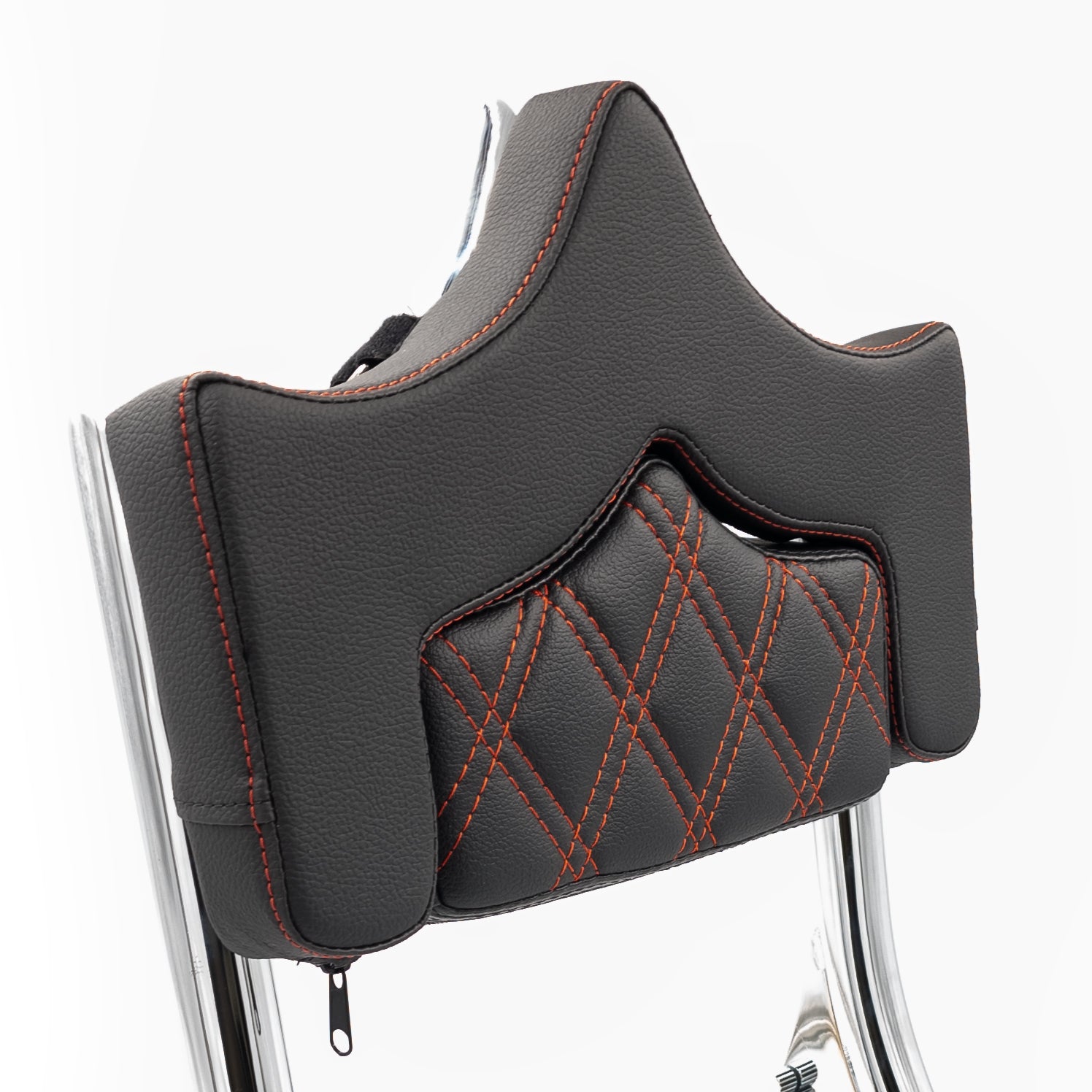 BIG MAMA PAD (LARGE) for El Rey Backrest™ 2009-2026 Touring & Softail (Wide and Fatboy) & 2009 and Newer FREEWHEELER & 2023 and Newer RG3 Models | Red | CMC Motorsports