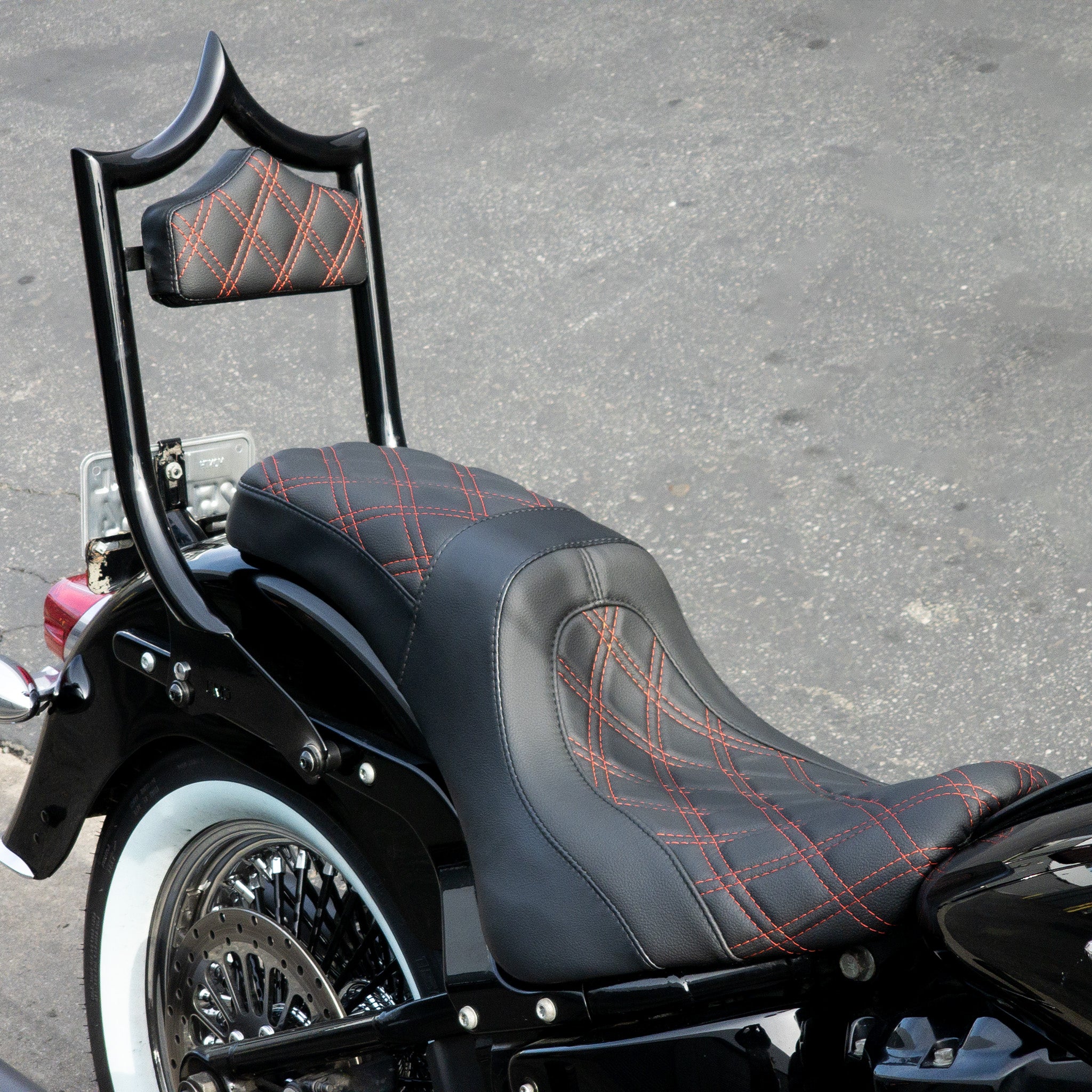 The Next Level Softail M8 | Gloss Black / Red Double Diamond '18-'26 Softail | | CMC Motorsports