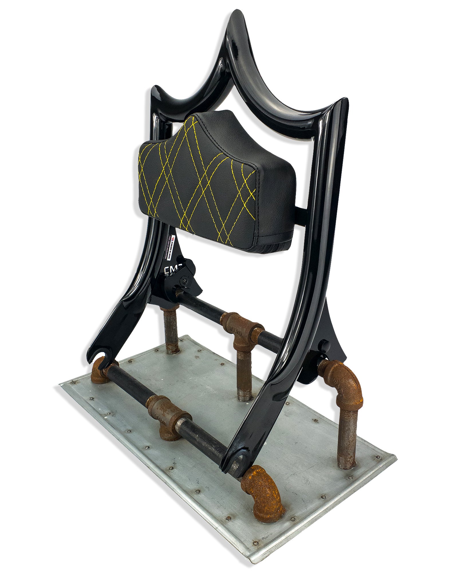 The Next Level Classic | Gloss Black / Yellow Diamond '09-'23 Touring | | CMC Motorsports
