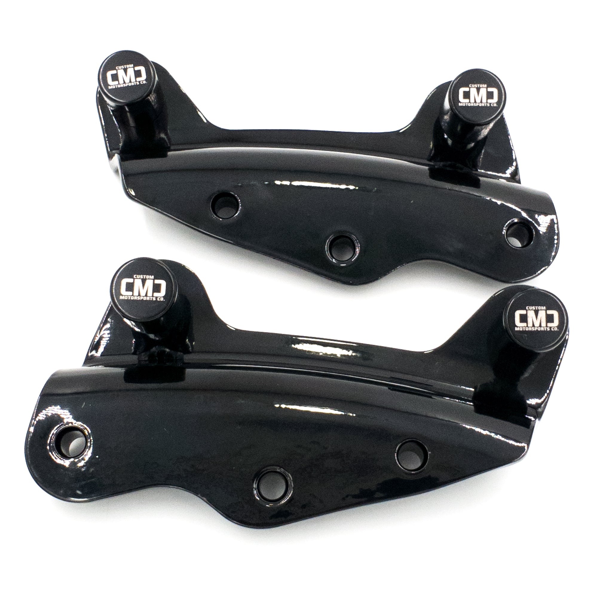 Passenger Backrest Docking Kit & CMC "Signature Caps (2009-2013 Touring) Black | | CMC Motorsports