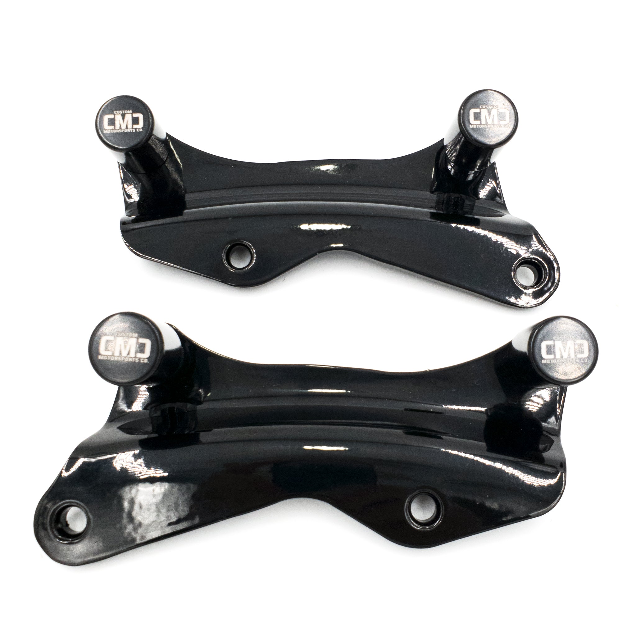 Passenger Backrest Docking Kit & CMC "Signature Caps (2014-2026 Touring) Black | | CMC Motorsports