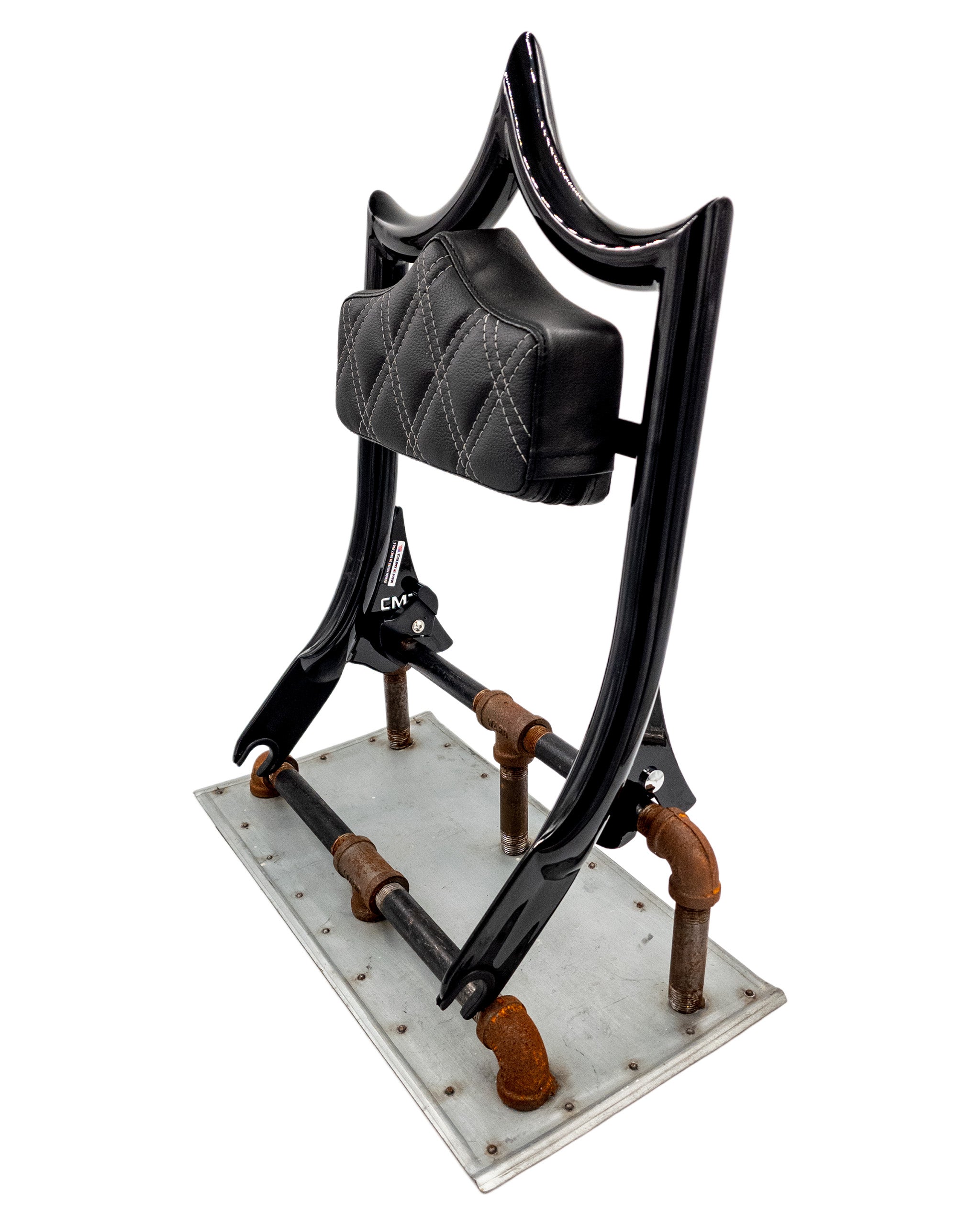 The Next Level PLUS+ | Gloss Black / Charcoal Gray Double Diamond '09-'23 Touring | | CMC Motorsports