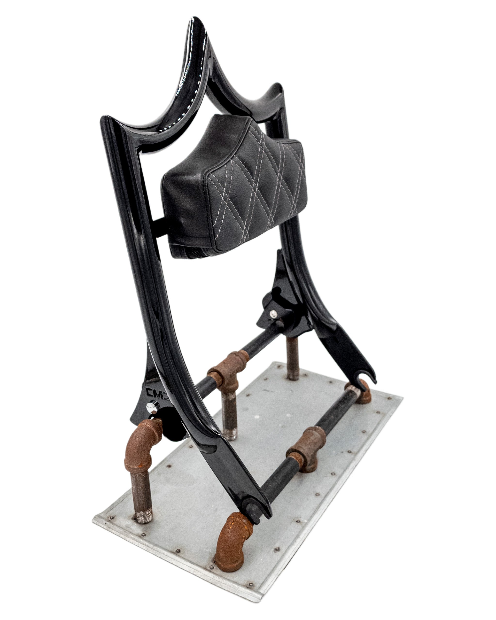 The Next Level PLUS+ | Gloss Black / Charcoal Gray Double Diamond '09-'23 Touring | | CMC Motorsports