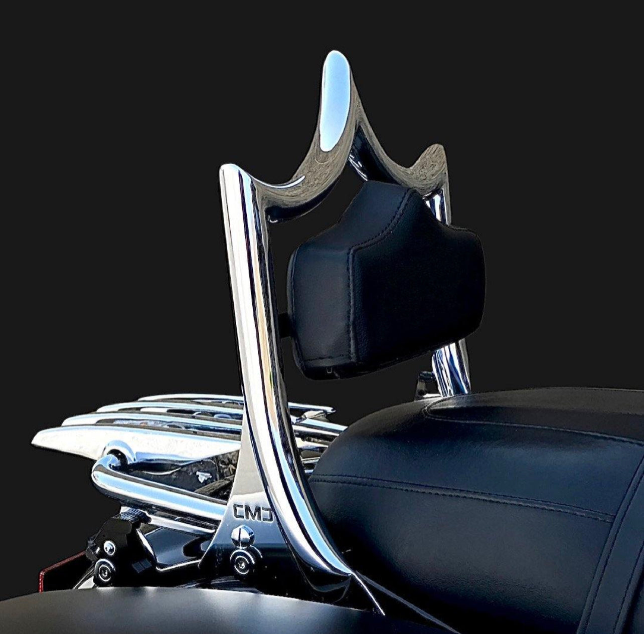 STEALTH - Touring Luggage Rack (2009-2025) Chrome | Chrome | CMC Motorsports