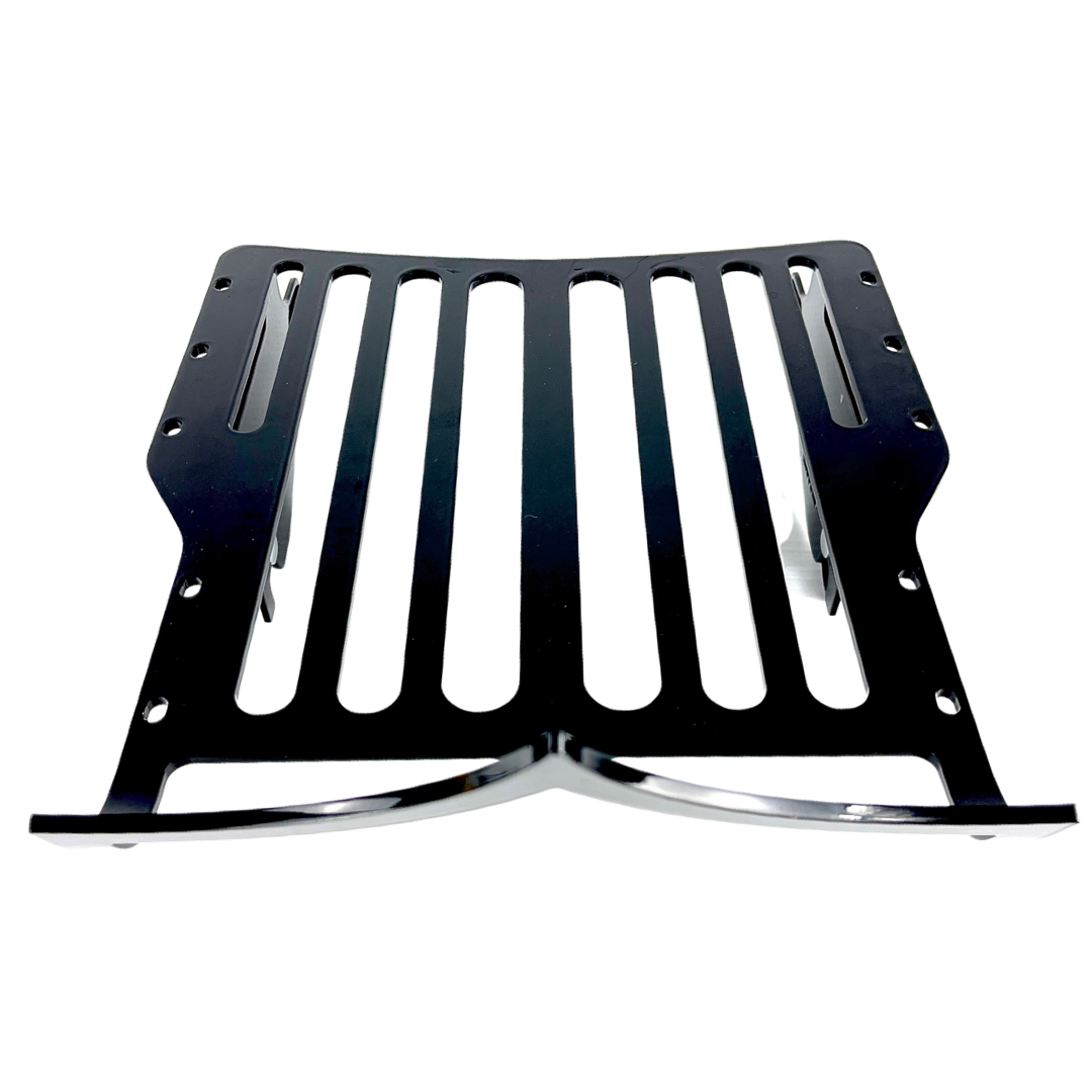 CMC LUGGAGE RACK “KING ME” GLOSS BLACK (2009-2025 Touring) | | CMC Motorsports
