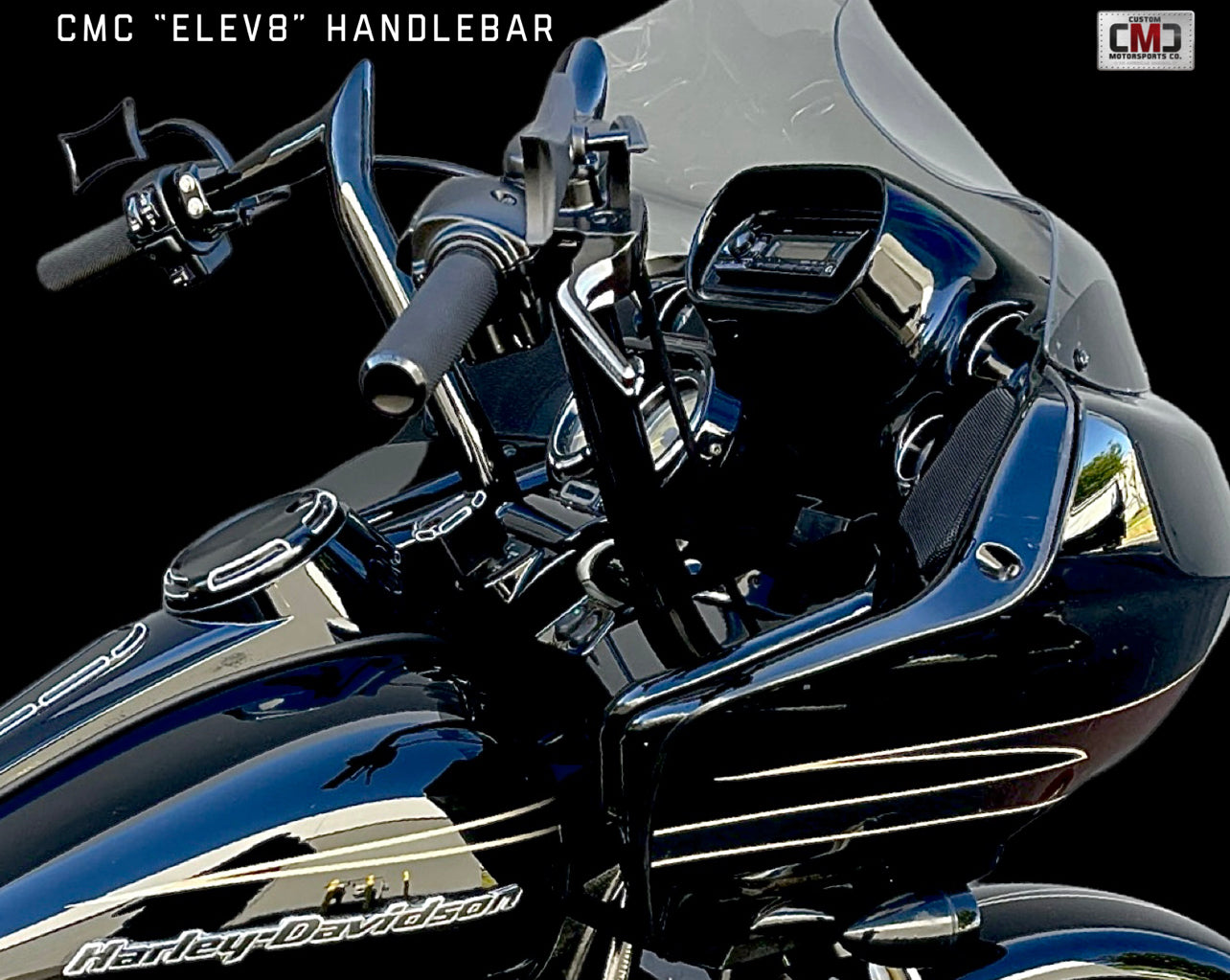 ELEV8 Handlebar 14" | 2015-2023 Road Glide | | CMC Motorsports