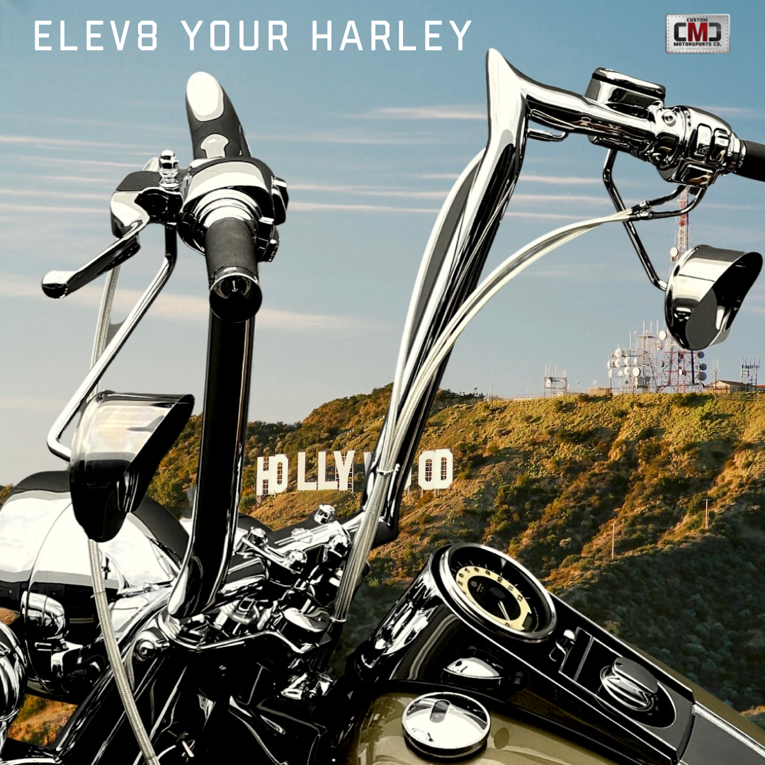 ELEV8 Handlebar 18" | 1984-2024 Softail Gloss Black | | CMC Motorsports