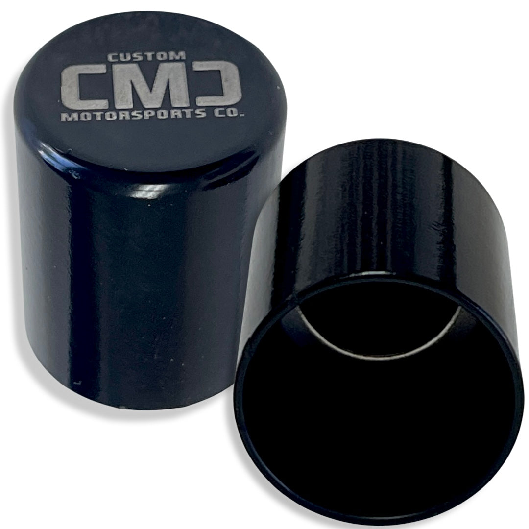 Passenger Backrest Docking Kit & CMC "Signature Caps (2009-2013 Touring) Black | | CMC Motorsports