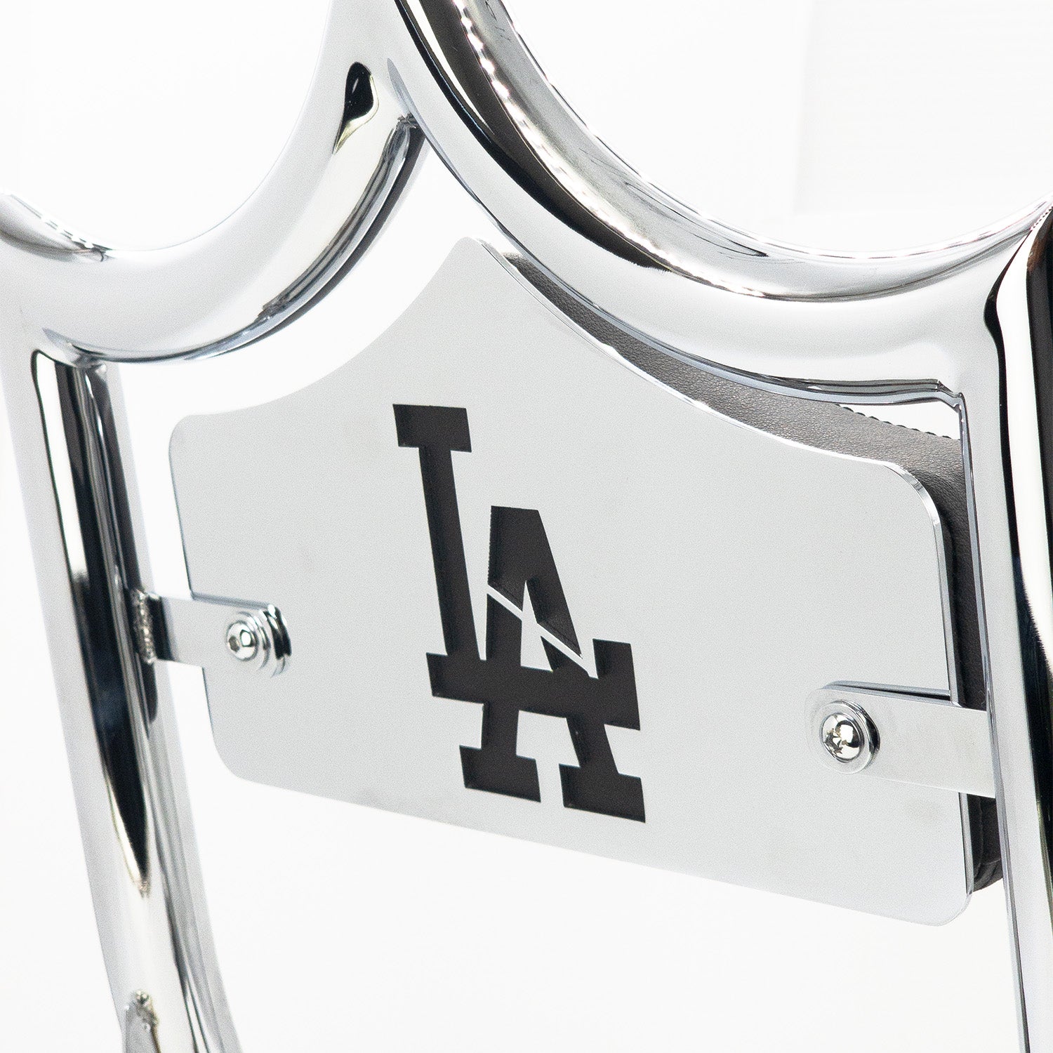 LARGE BACKPLATE for El Rey Backrest™ - LA (Chrome or Black) | | CMC Motorsports