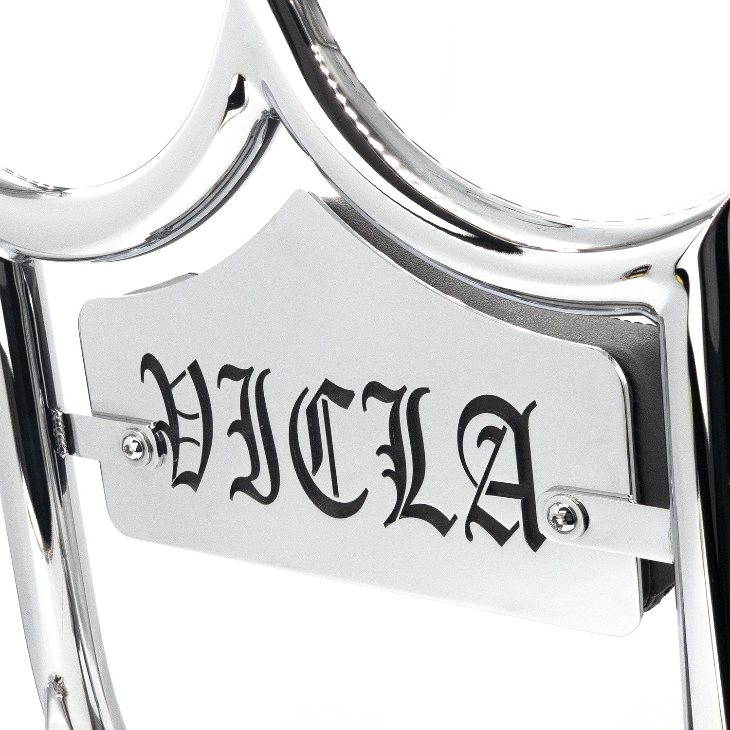 LARGE BACKPLATE for El Rey Backrest™ - VICLA (Chrome or Black) | | CMC Motorsports